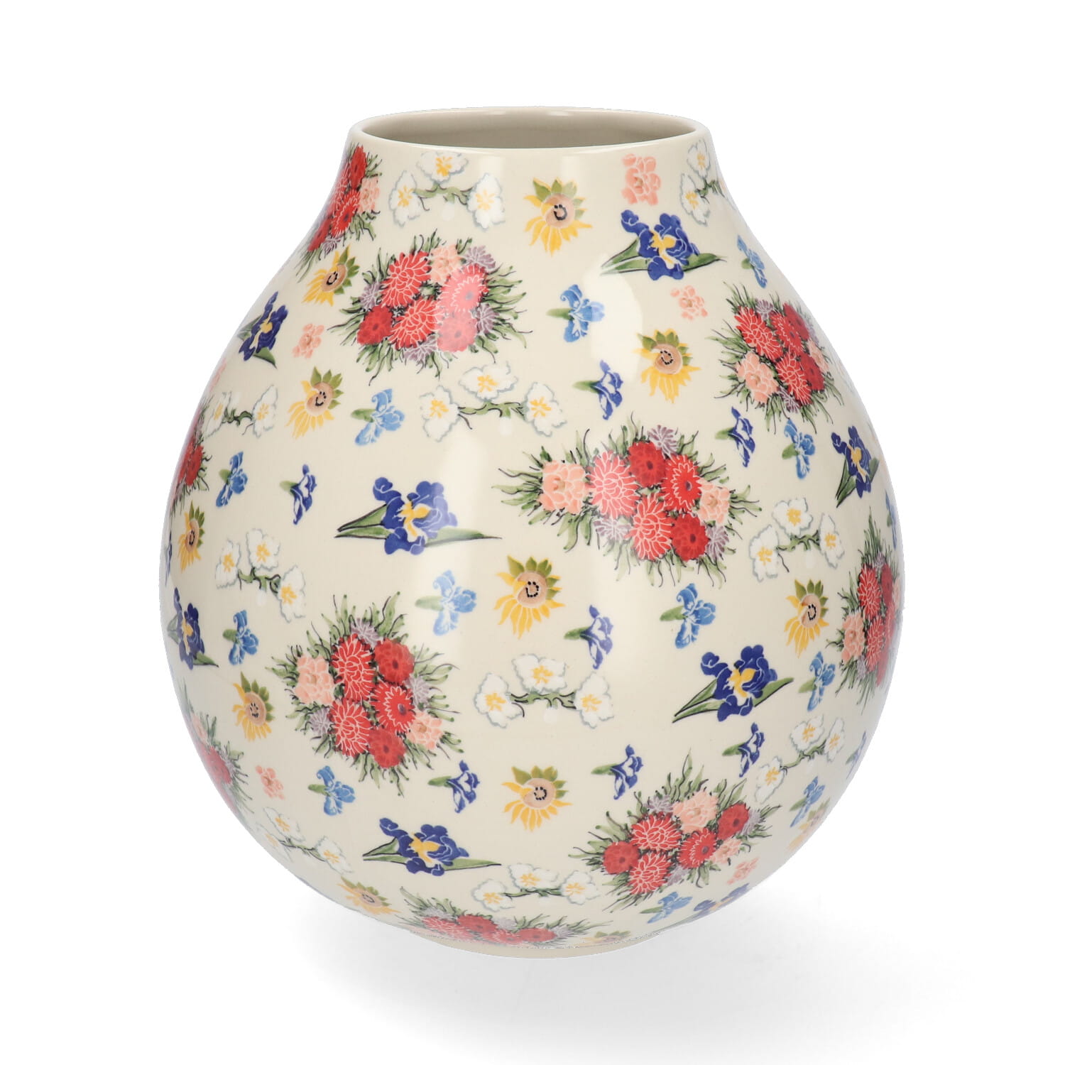 Bunzlau Castle Keramik Vase 9,5 l - van Gogh 50th Anniversary