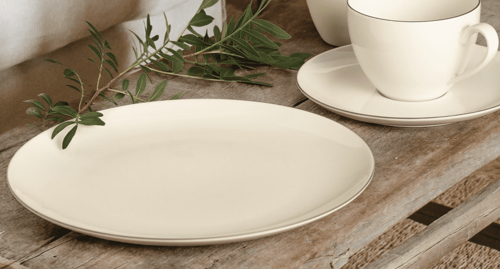 Seltmann Porzellan Savona GreyLine Kombi-Untertasse groß 16,5 cm