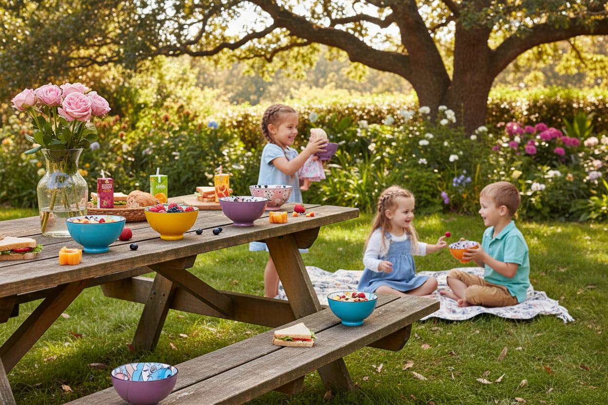 Gilde Disney Porzellan Schalen /Schüsseln „Stitch & Angel“ - Ø 12 cm