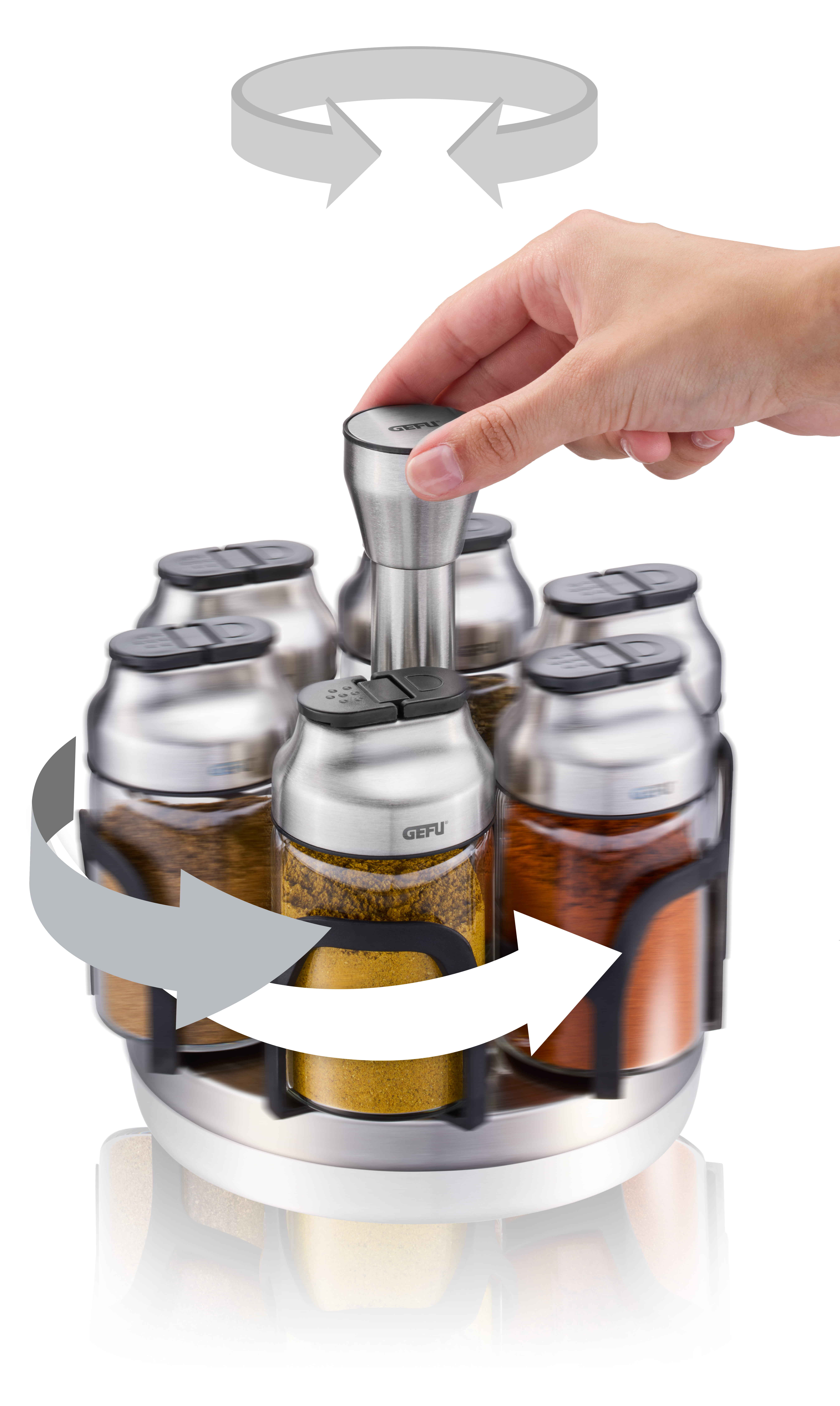 GEFU Gewürzkarussell KIPPO, 7-teilig