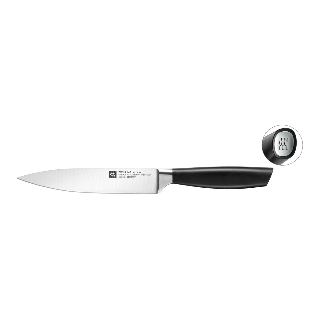 Zwilling All*Star Messerblockset, 7-teilig, mit KIS Technologie, Weiß/Silber