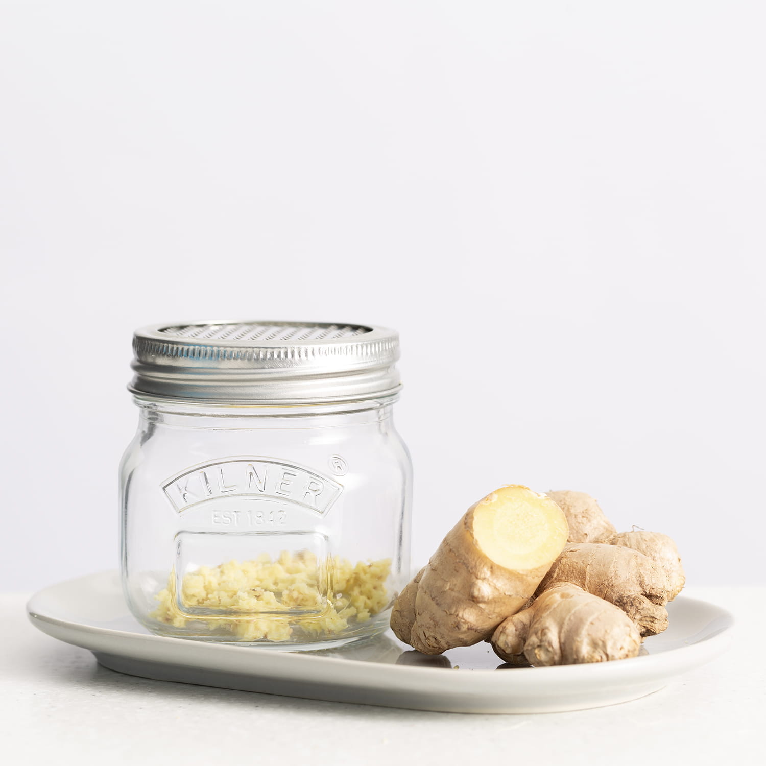 Kilner Aufbewahrungsglas mit Feinreibe im Deckel 250 ml