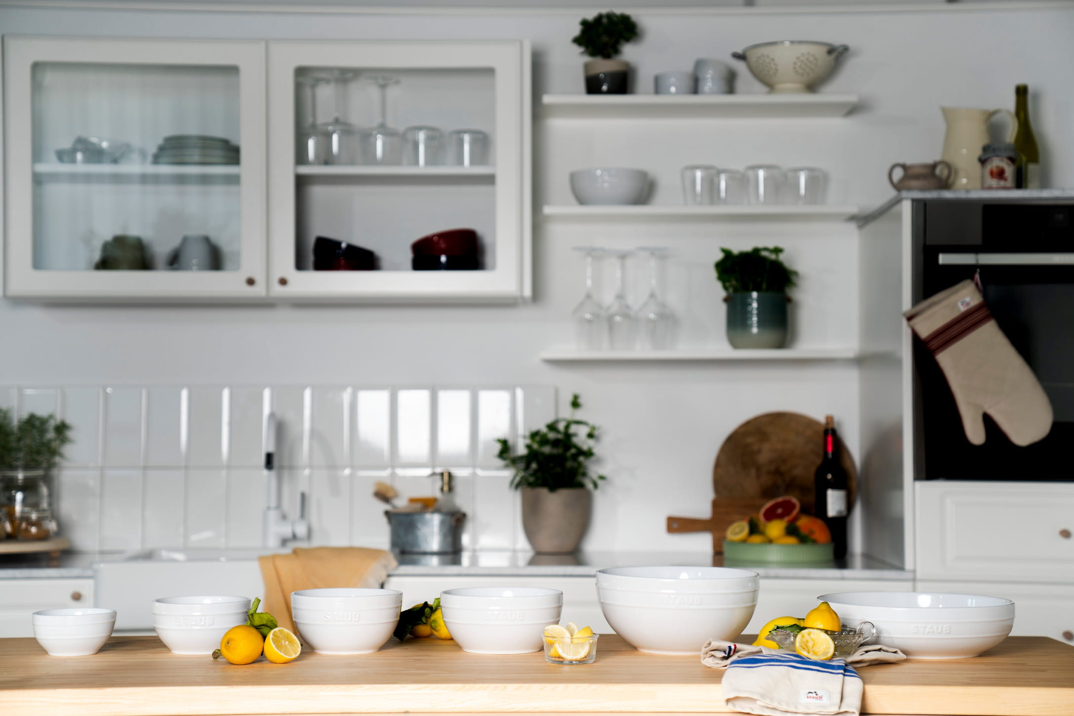 Staub Keramik Schüssel 18 cm Weiss