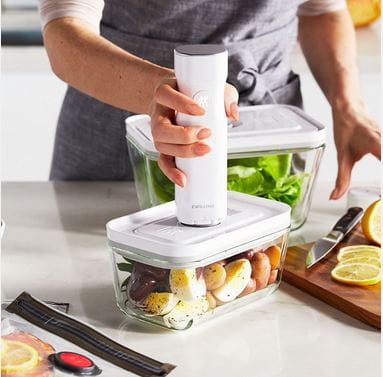 Zwilling Fresh & Save Vakuumbox L Glas Grau