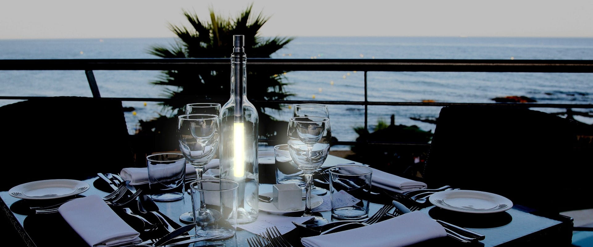 Bottlelight warmweiß-LED Leuchte Flaschenleuchte 3er