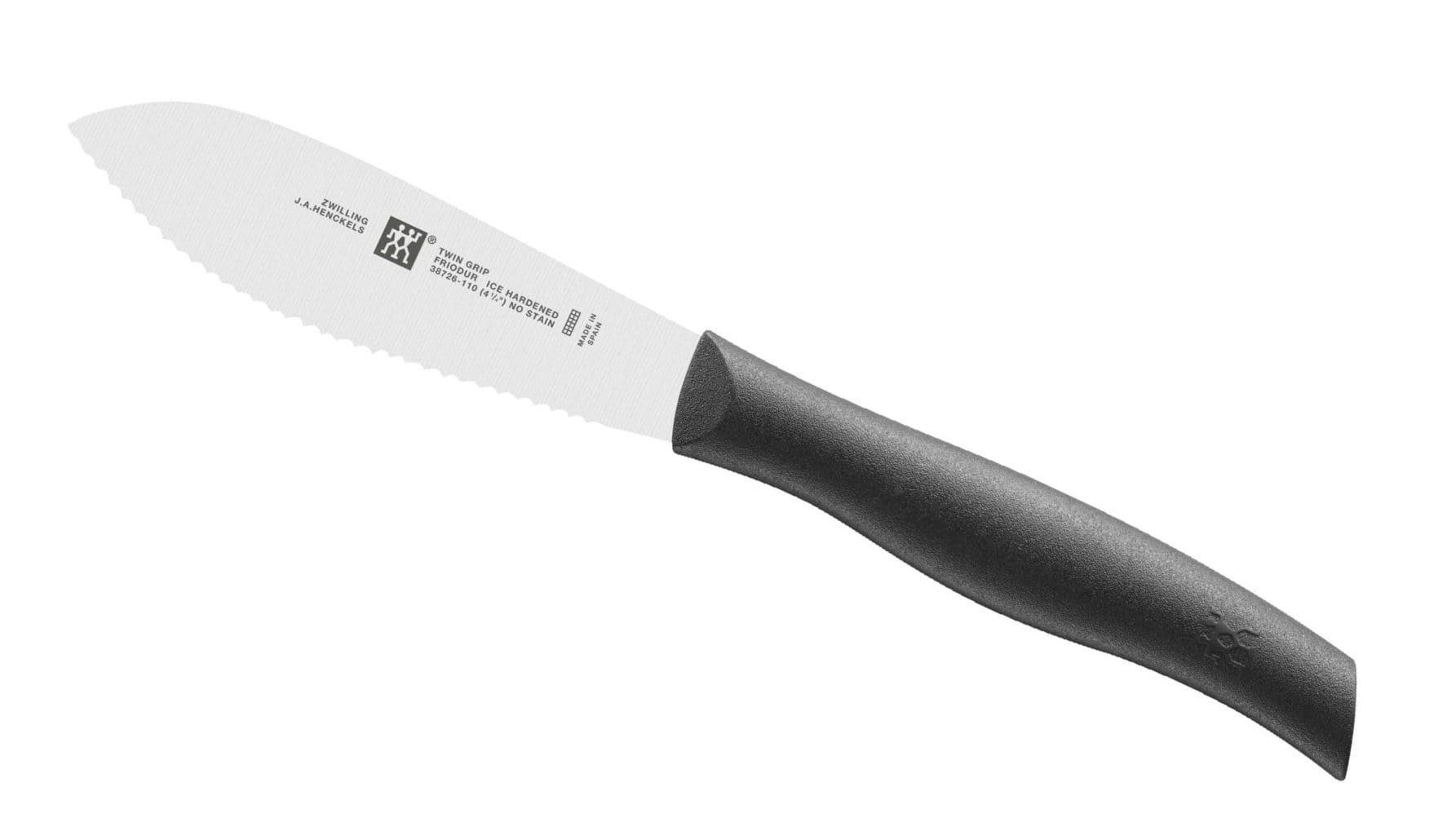 Zwilling  Messer Twin Grip Brötchenmesser 110 mm Schwarz