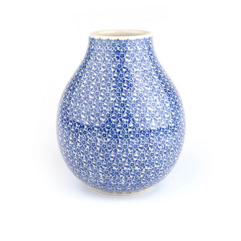 Bunzlau Castle Keramik Vase 4,4 l - Indigo
