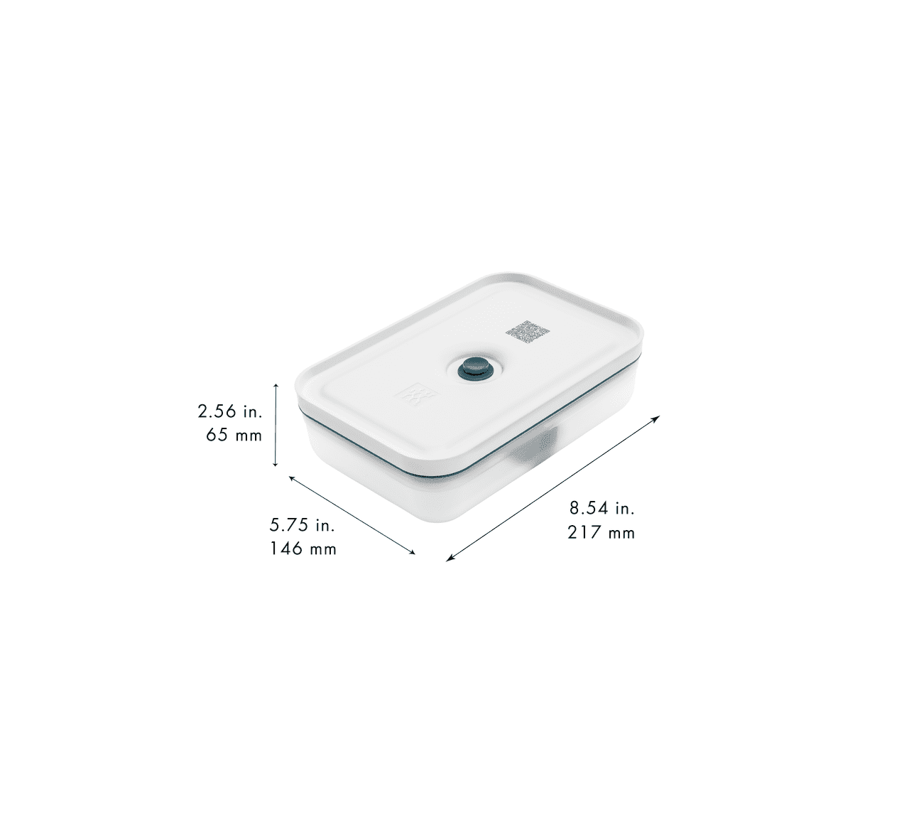 Zwilling Fresh & Save Lunchbox L Flach - Kunststoff Semitransparent-La Mer