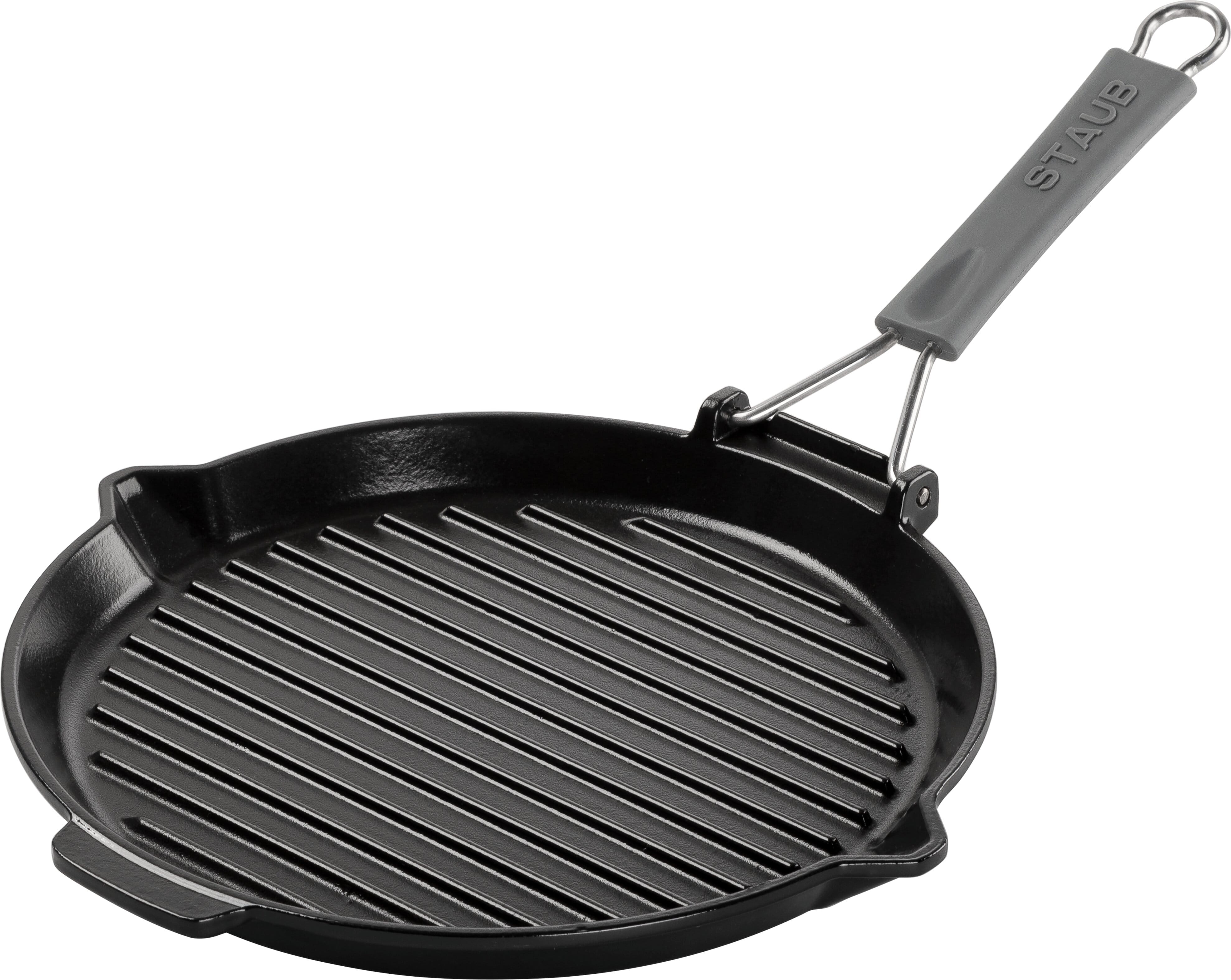 Staub France Grillpfanne Gusseisen rund 27 cm