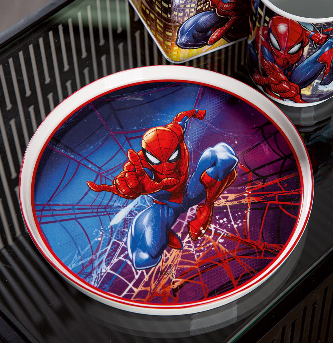 Gilde Disney Porzellan Teller, "Marvel - Spider-Man" - Ø 20 cm