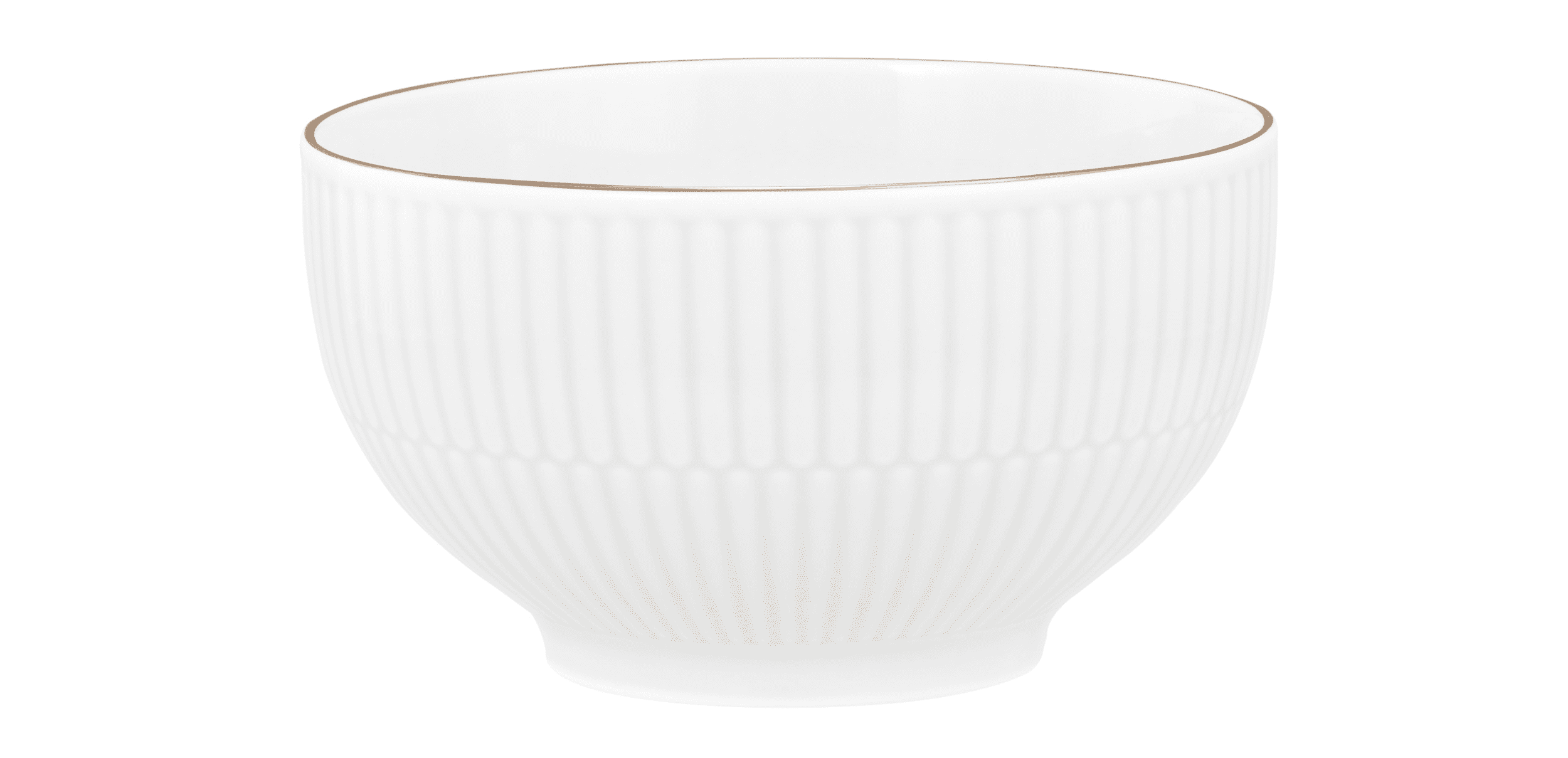 Seltmann Porzellan Amina weiss / Goldrand Cappuccinoschale 11,5 cm/0,40 l