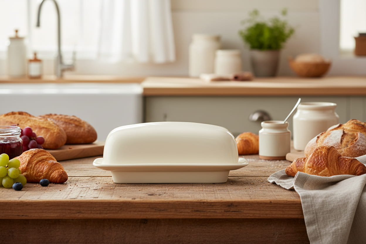 Seltmann Porzellan Savona Uni Butterdose 250 g