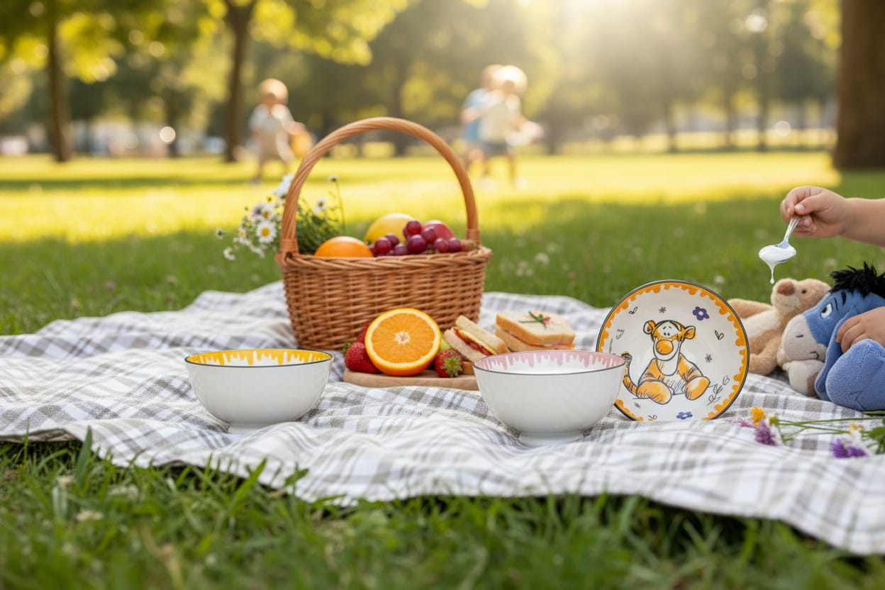 Gilde Disney Porzellan Schalen /Schüsseln „Winnie Pooh“ & Friends - Ø 12 cm