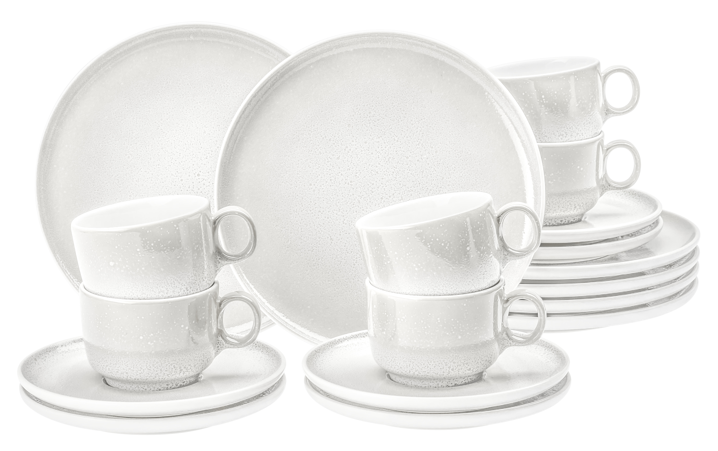 Seltmann Porzellan Sento Home Aura white Kaffeeservice 18-teilig