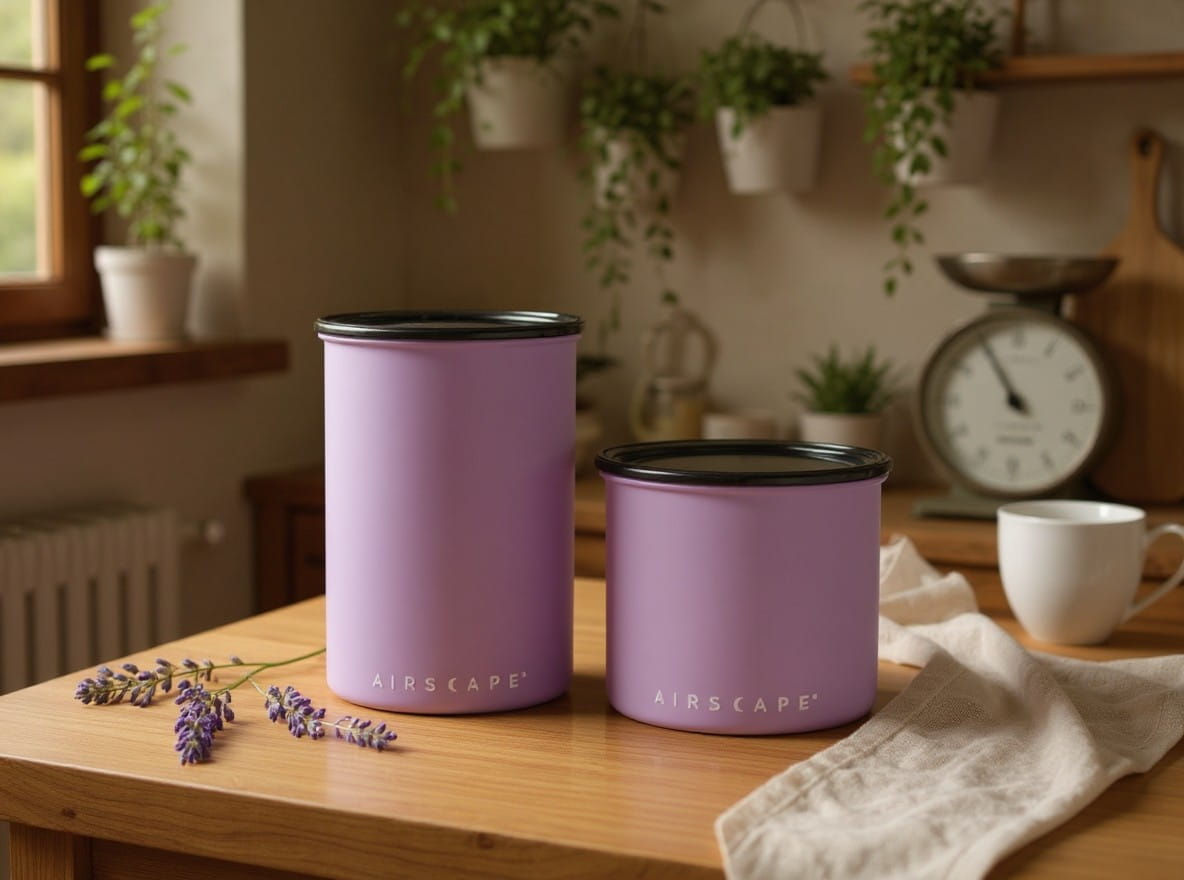 Airscape Edelstahl-Aromabehälter lavendel matt
