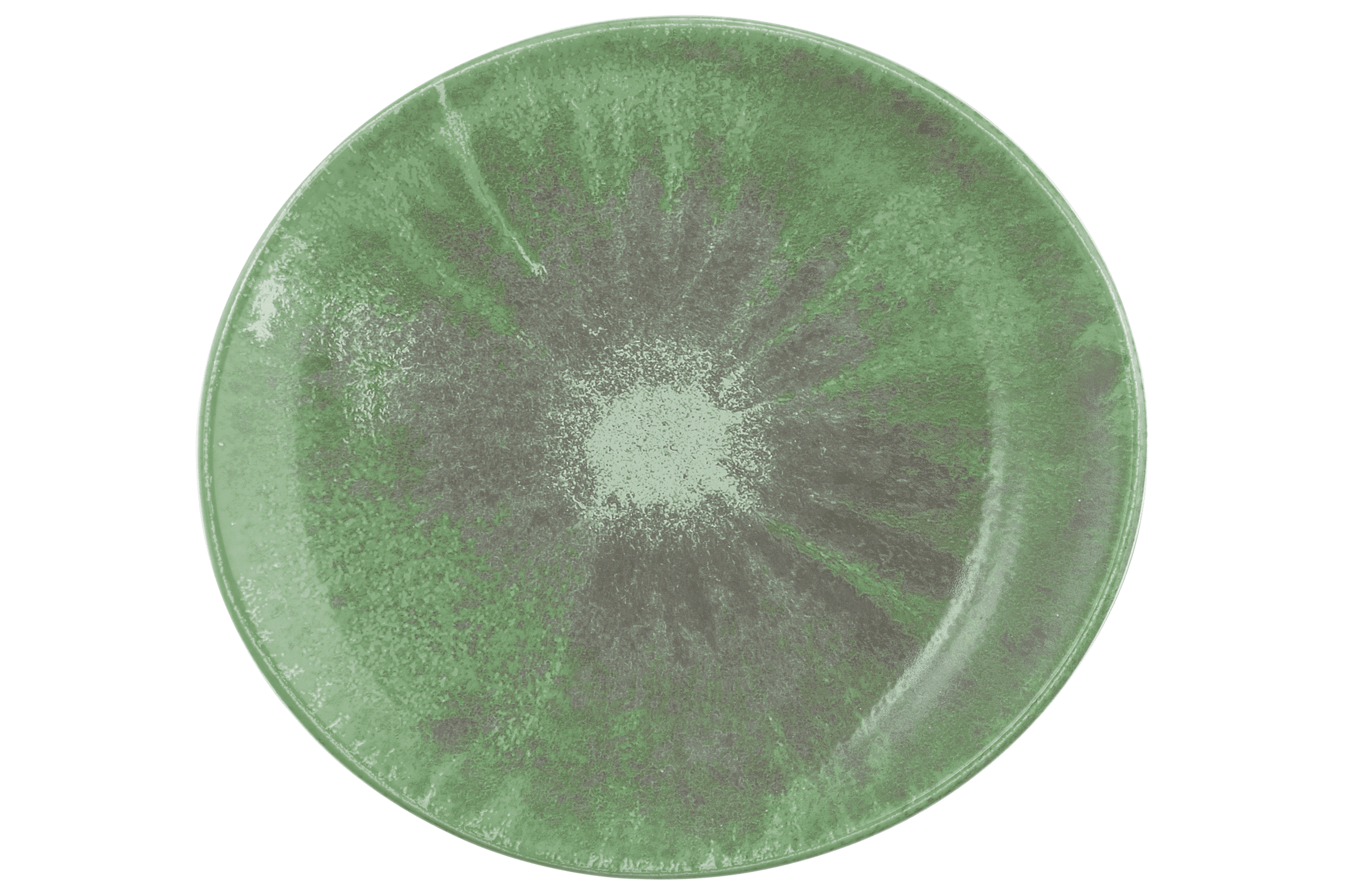Seltmann Porzellan Modern Life Batik Matcha Speiseteller oval