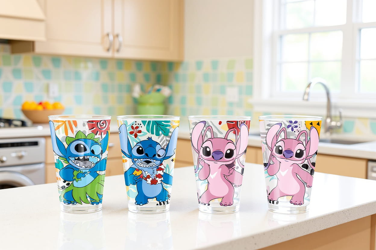 Gilde Disney Trinkgläser "Stitch & Angel"