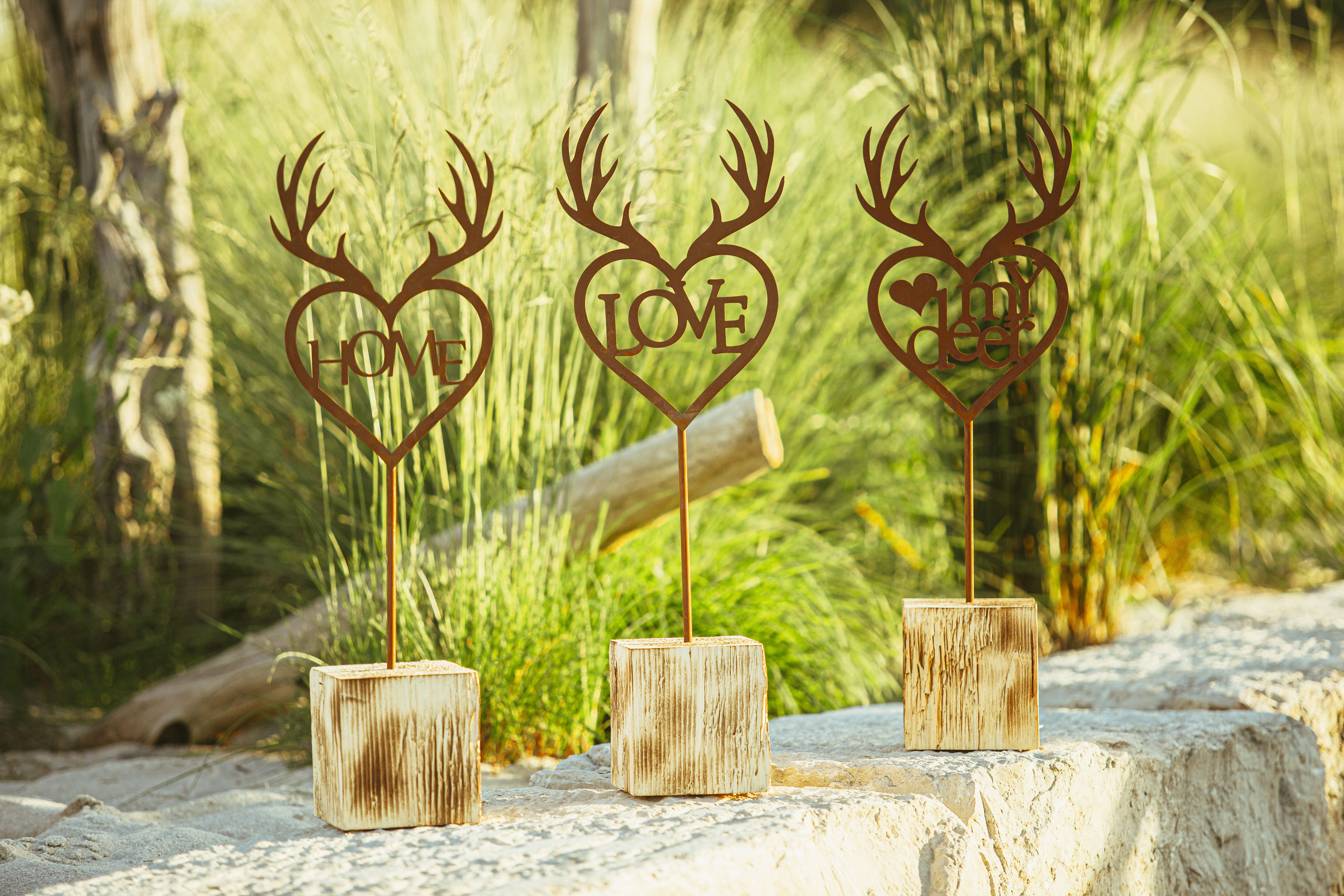 Ferrum Art Design Rost Elchherz "my deer"