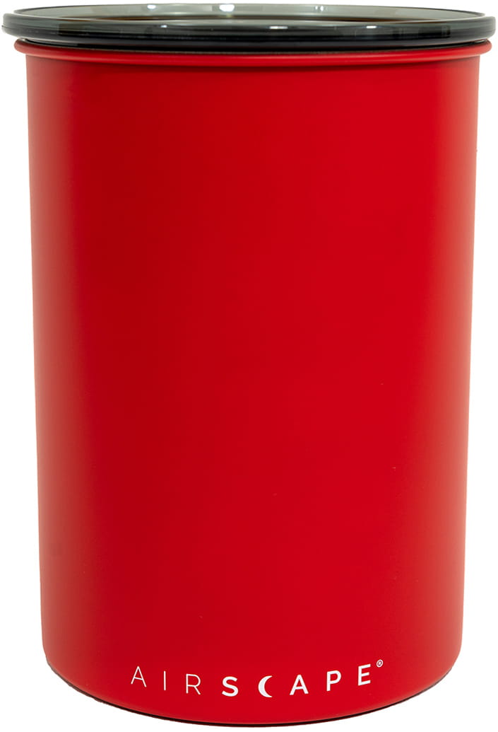 Airscape Edelstahl-Aromabehälter mittel, signalrot matt