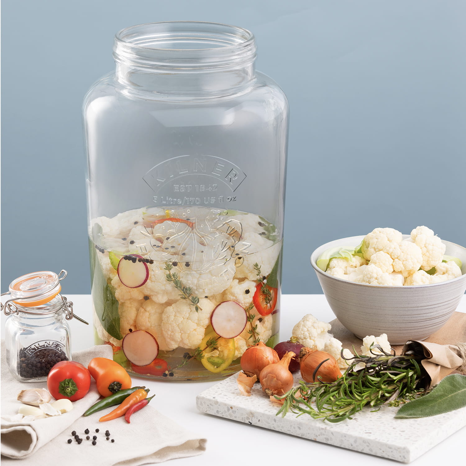 Kilner Großes Fermentier-Set, 5 Liter