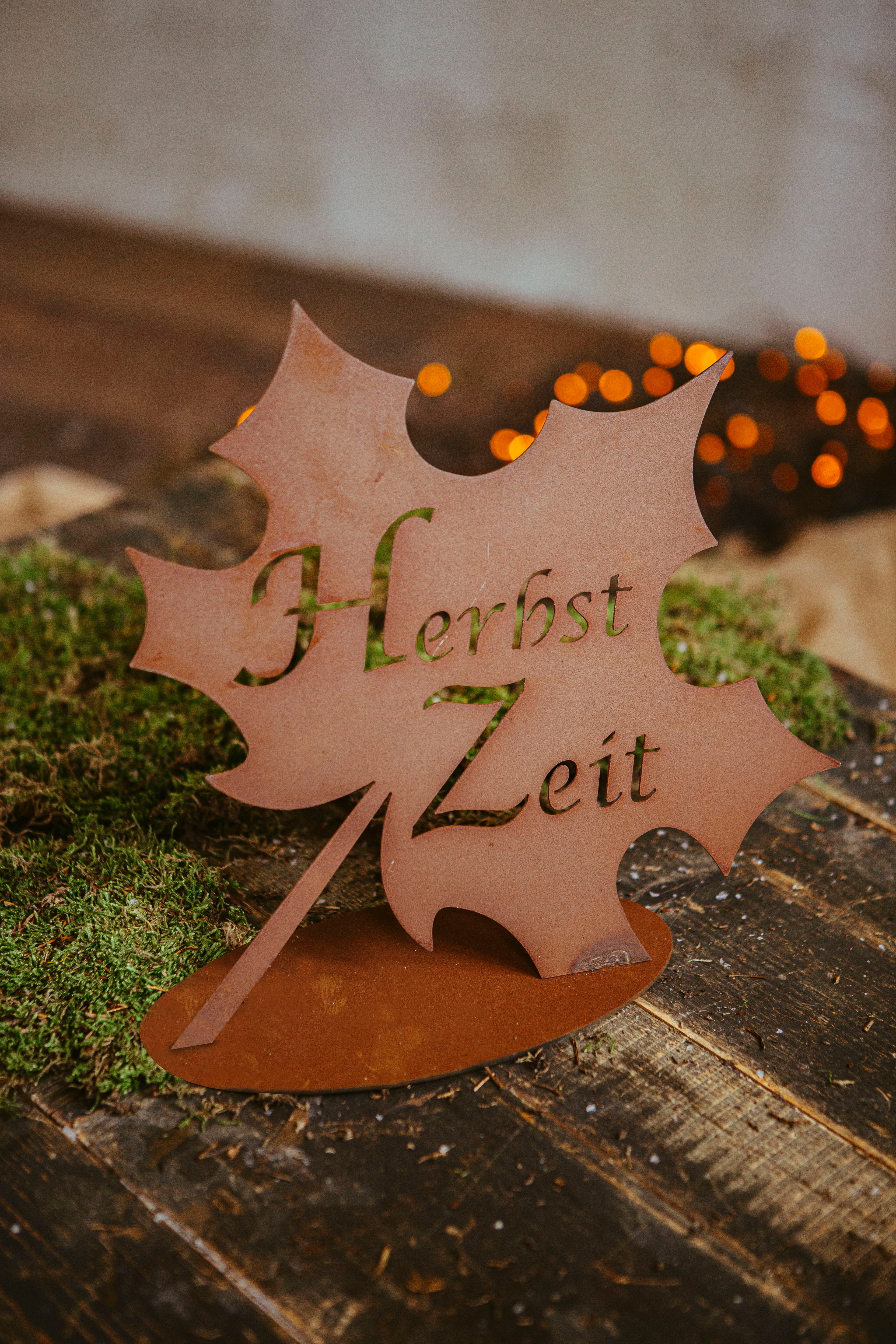 Ferrum Art Design Rost Blatt "Herbstzeit"