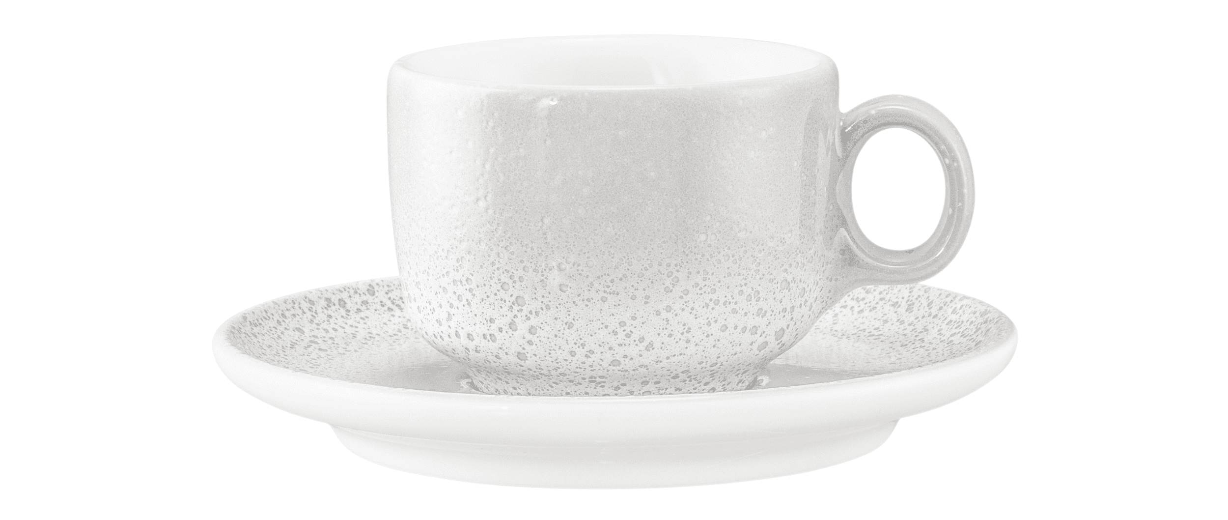 Seltmann Porzellan Sento Home Aura white Espressoobertasse 0,08 l mit Henkel