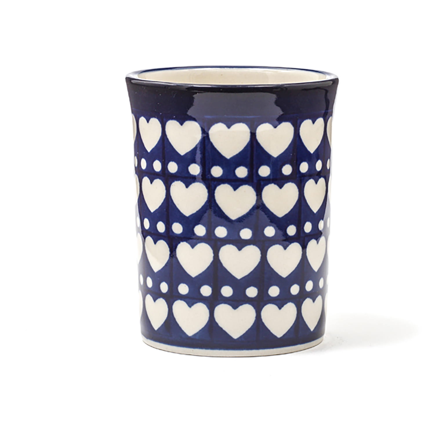 Bunzlau Castle Keramik Becher Straight 160 ml - Blue Valentine