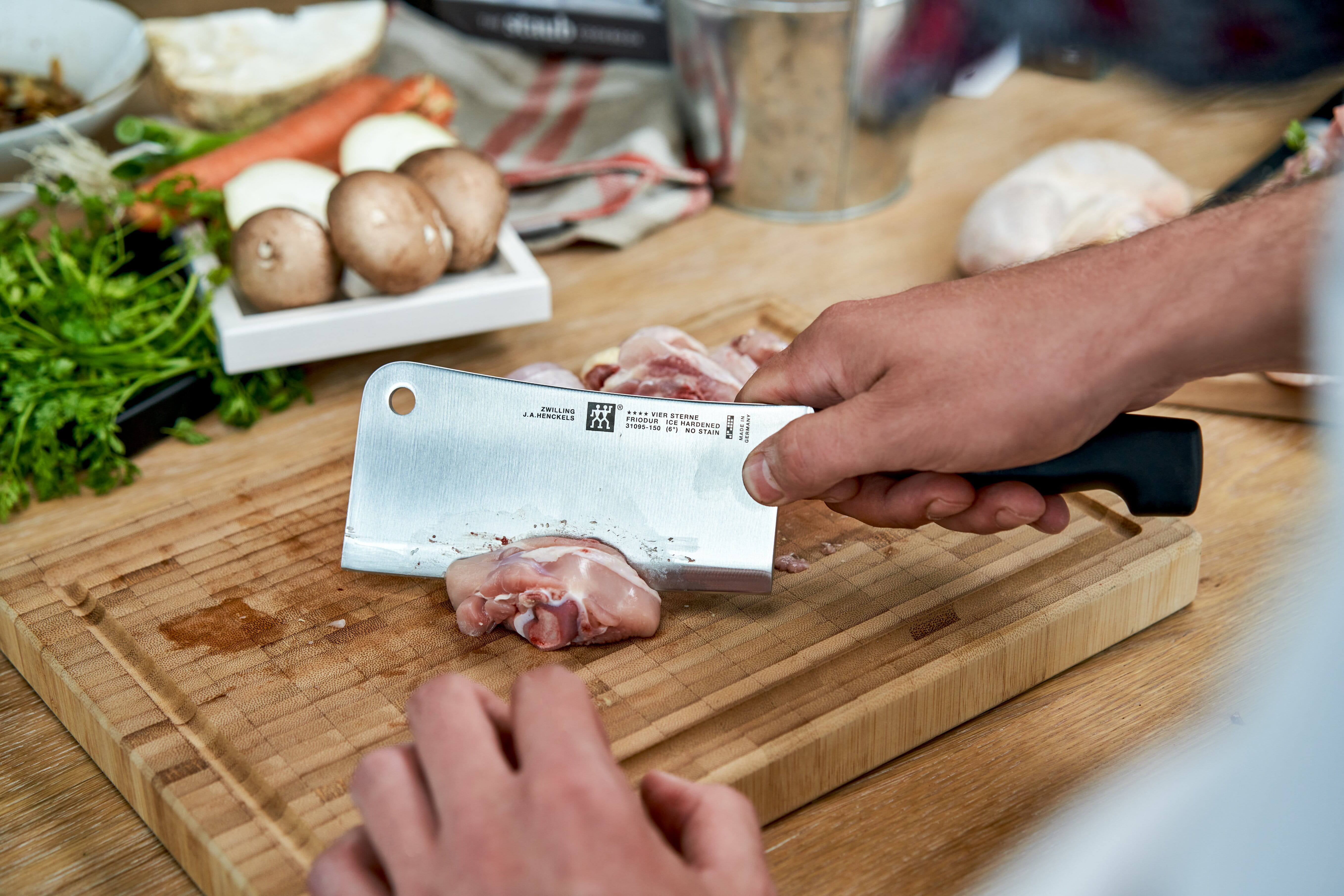 Zwilling Vier Sterne Hackmesser 150 mm