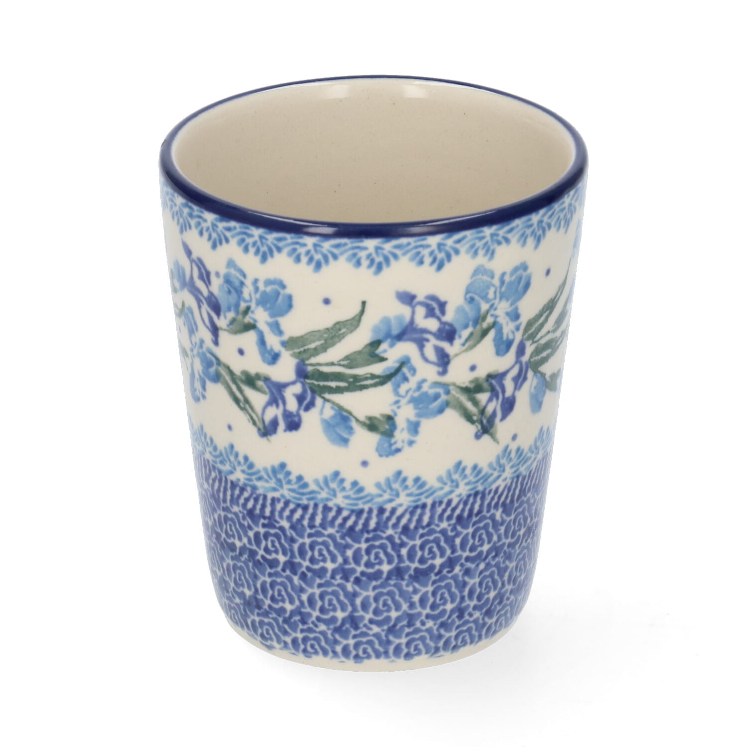 Bunzlau Castle Keramik Becher Tumbler 240 ml - van Gogh Irises