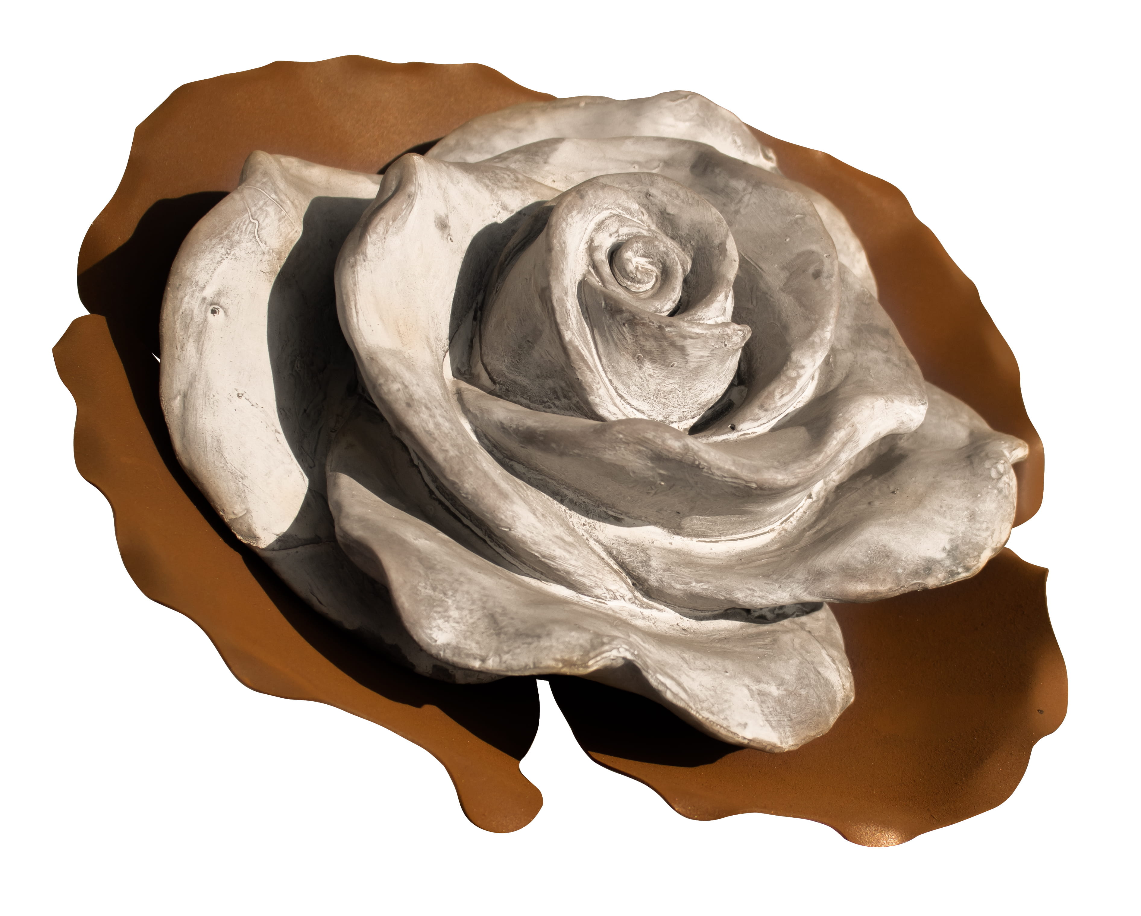 Ferrum Art Design Rost Blume Stone, Gr.III