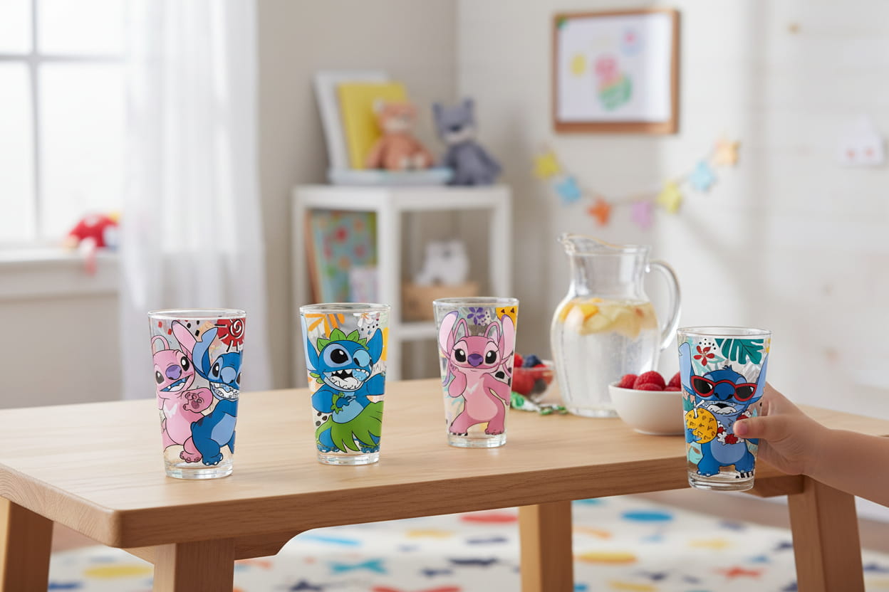 Gilde Disney Trinkgläser "Stitch & Angel"