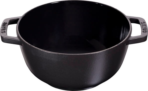 Staub Specialities Fondue Set, 16cm, schwarz innen glänzend