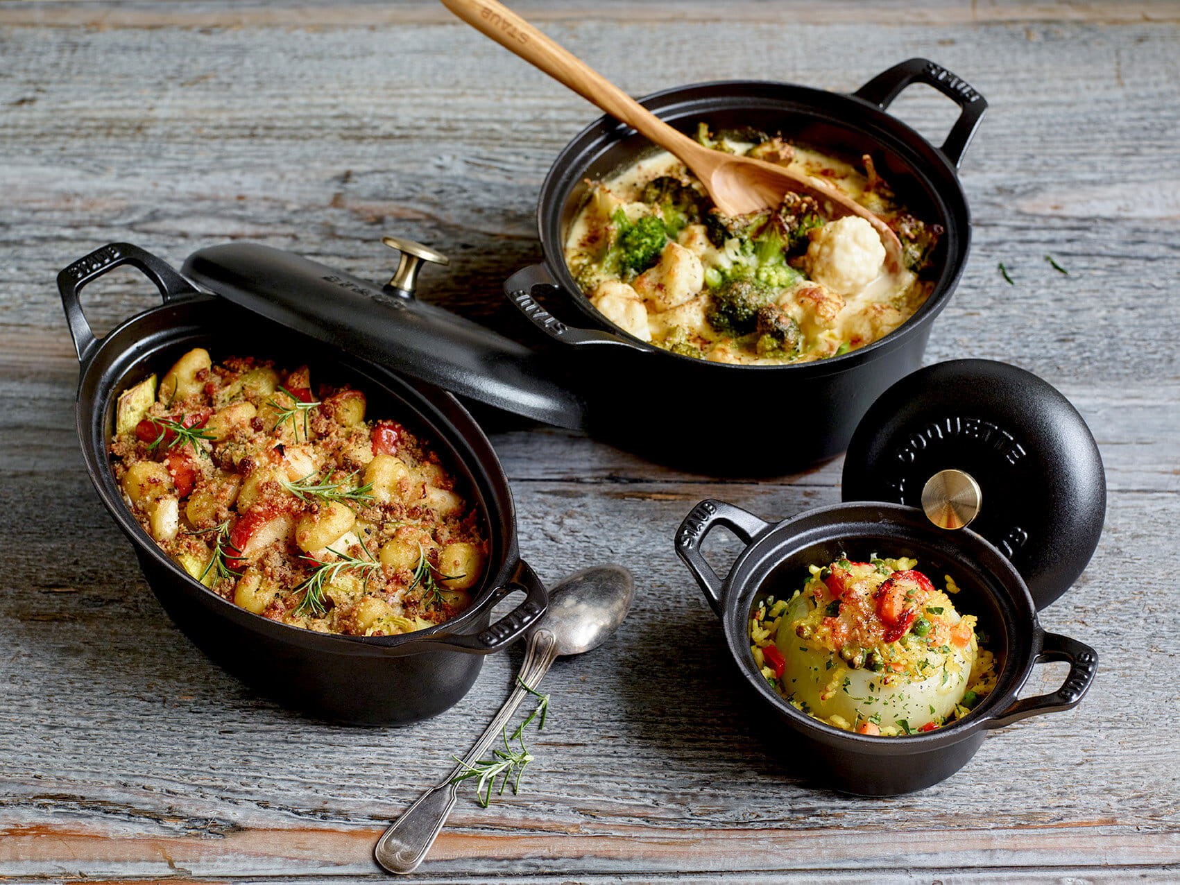 Staub Cocotte La Coquette, schwarz 12 cm