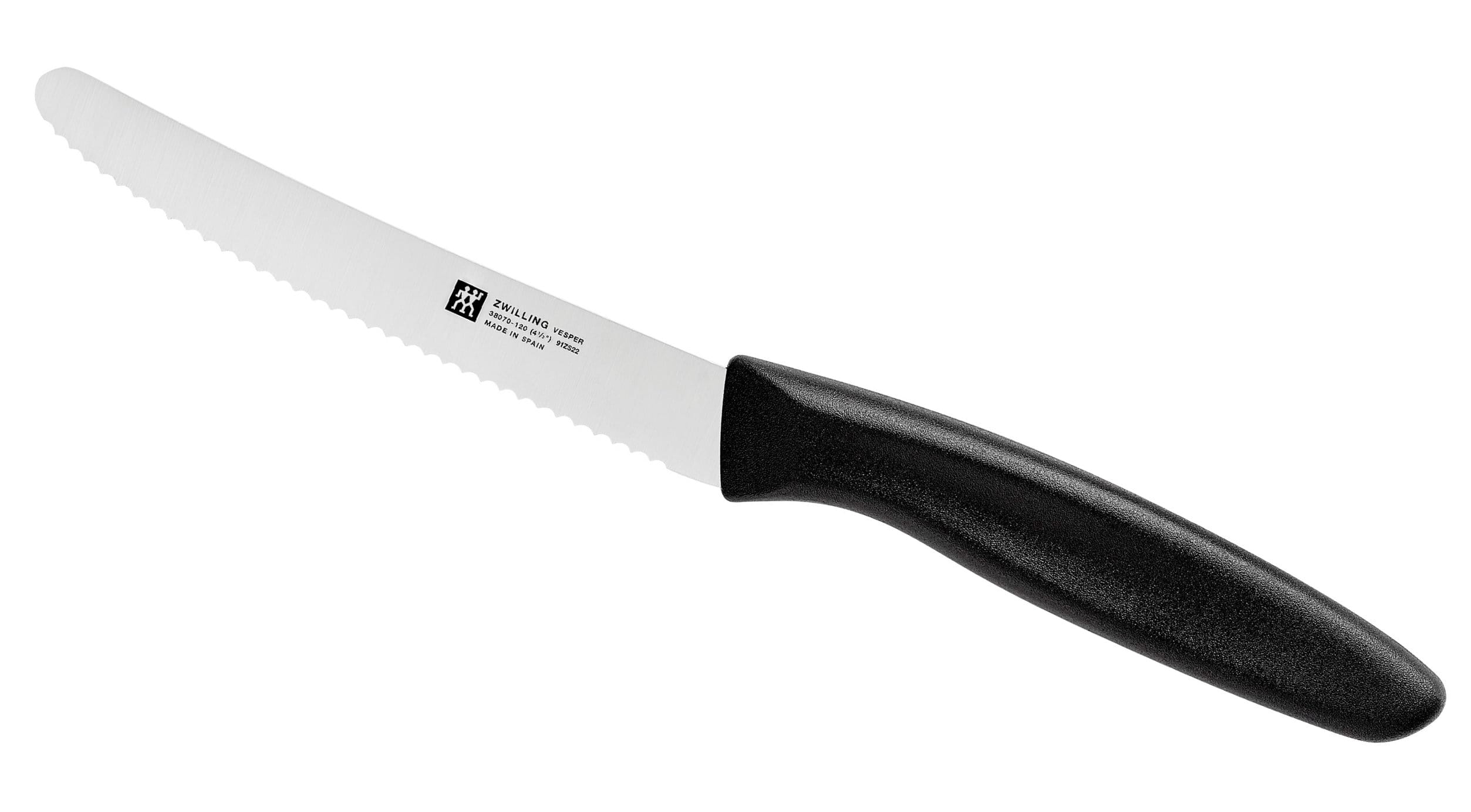 Zwilling TWIN Grip Gemüsemesserset 6-teilig Schwarz 12 cm
