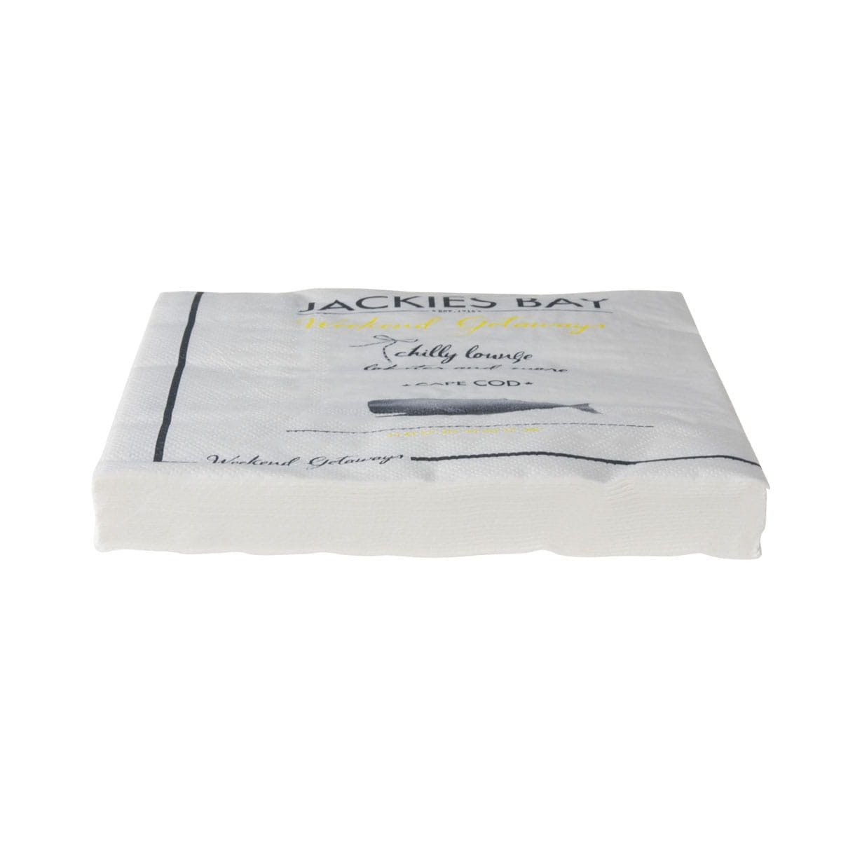 Jackies Bay Porzellan Papierservietten 20er Pack Blau/Weiß, 33 x 33 cm