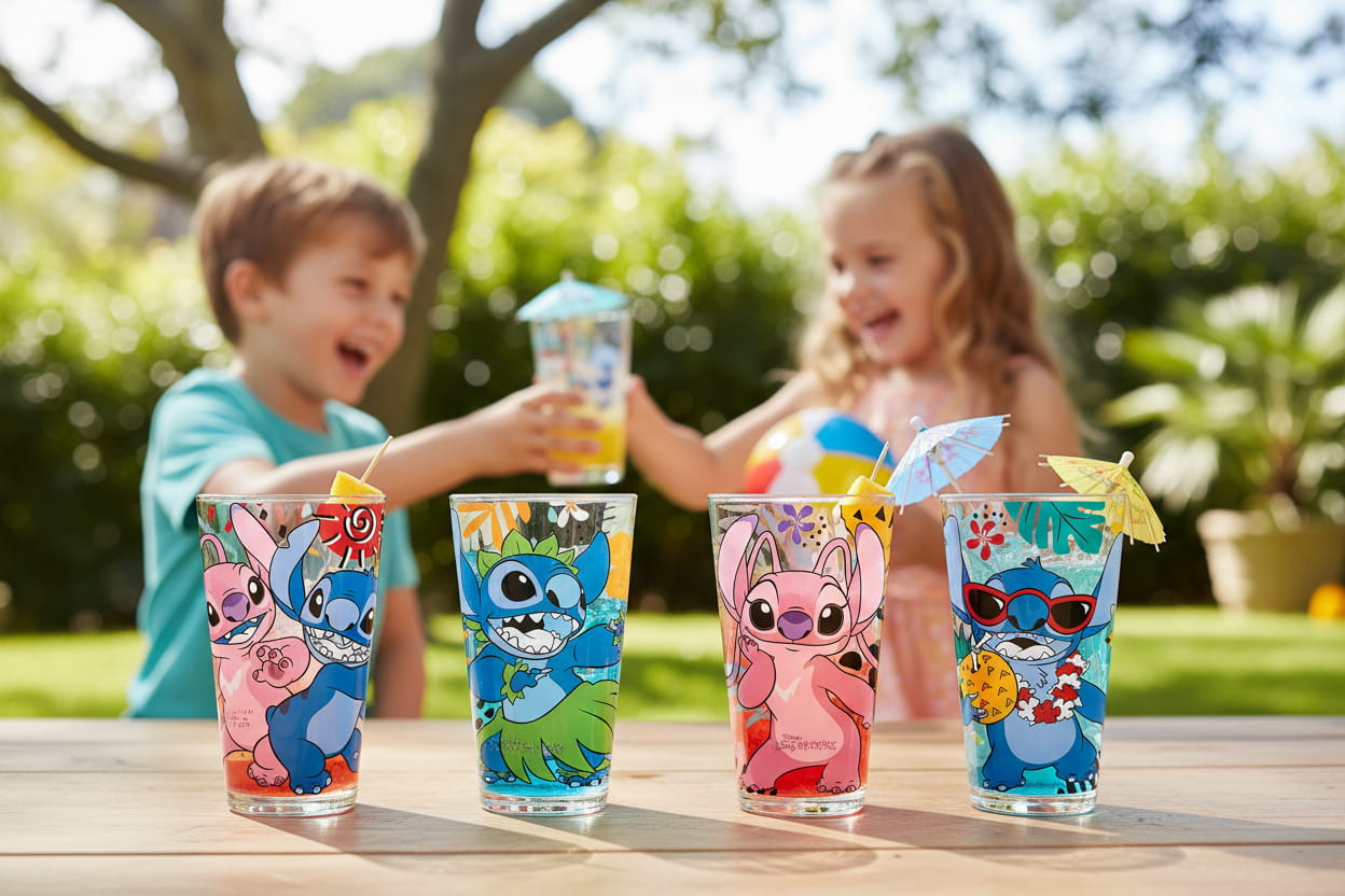 Gilde Disney Trinkgläser "Stitch & Angel"