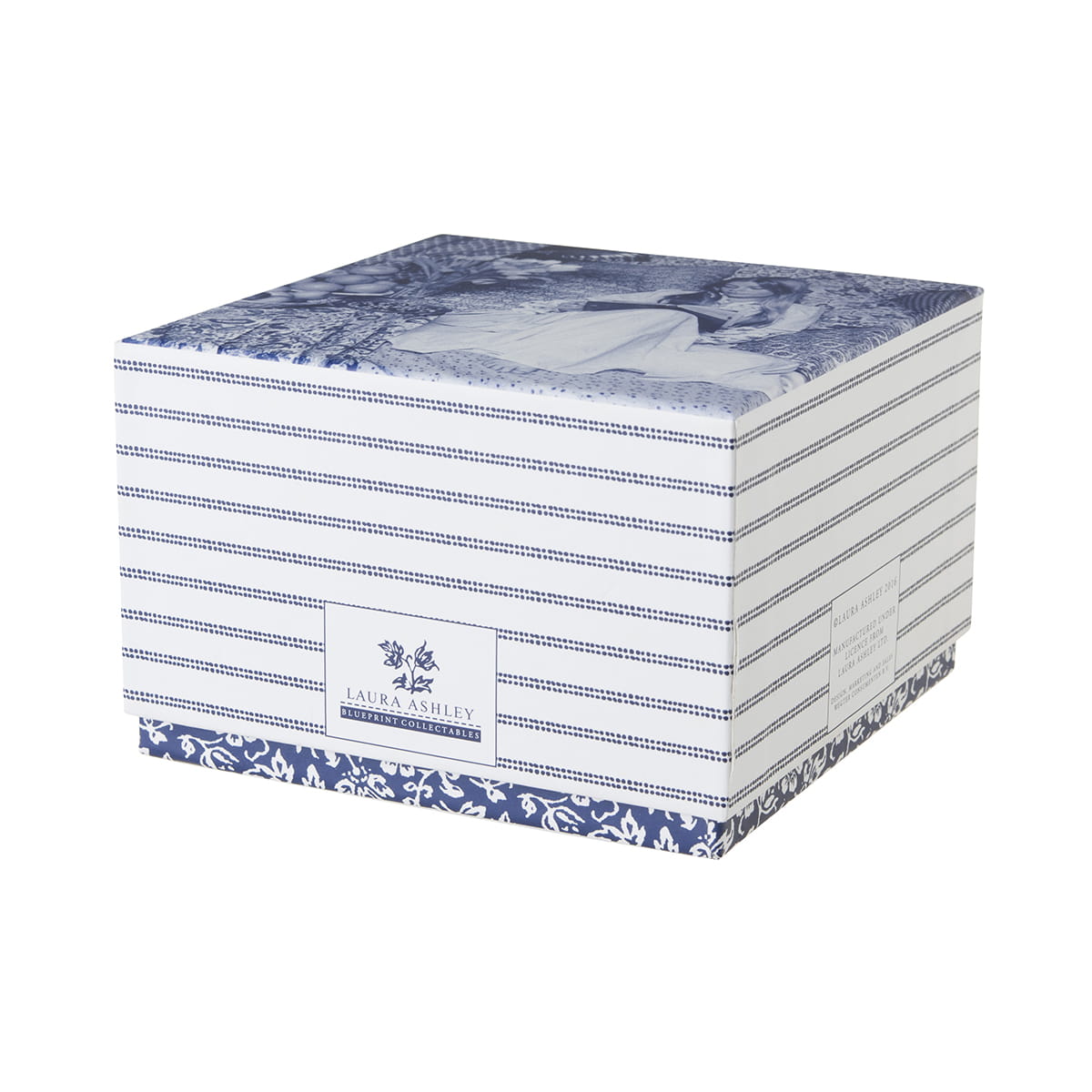 Laura Ashley Blueprint Porzellan set/2 Espresso Tassen & Untertassen Candy Stripe & Floris in Gesche