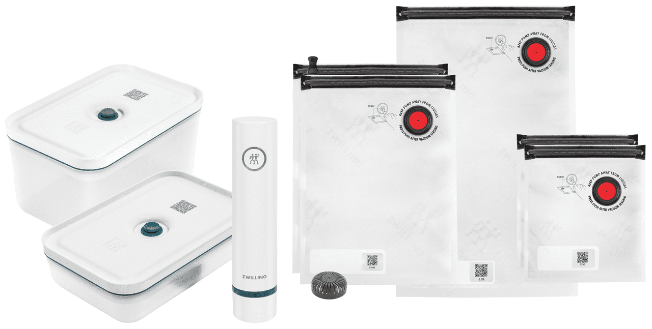 Zwilling Fresh & Save Vakuum Starterset S/M/L 8-tlg. Kunststoff La Mer