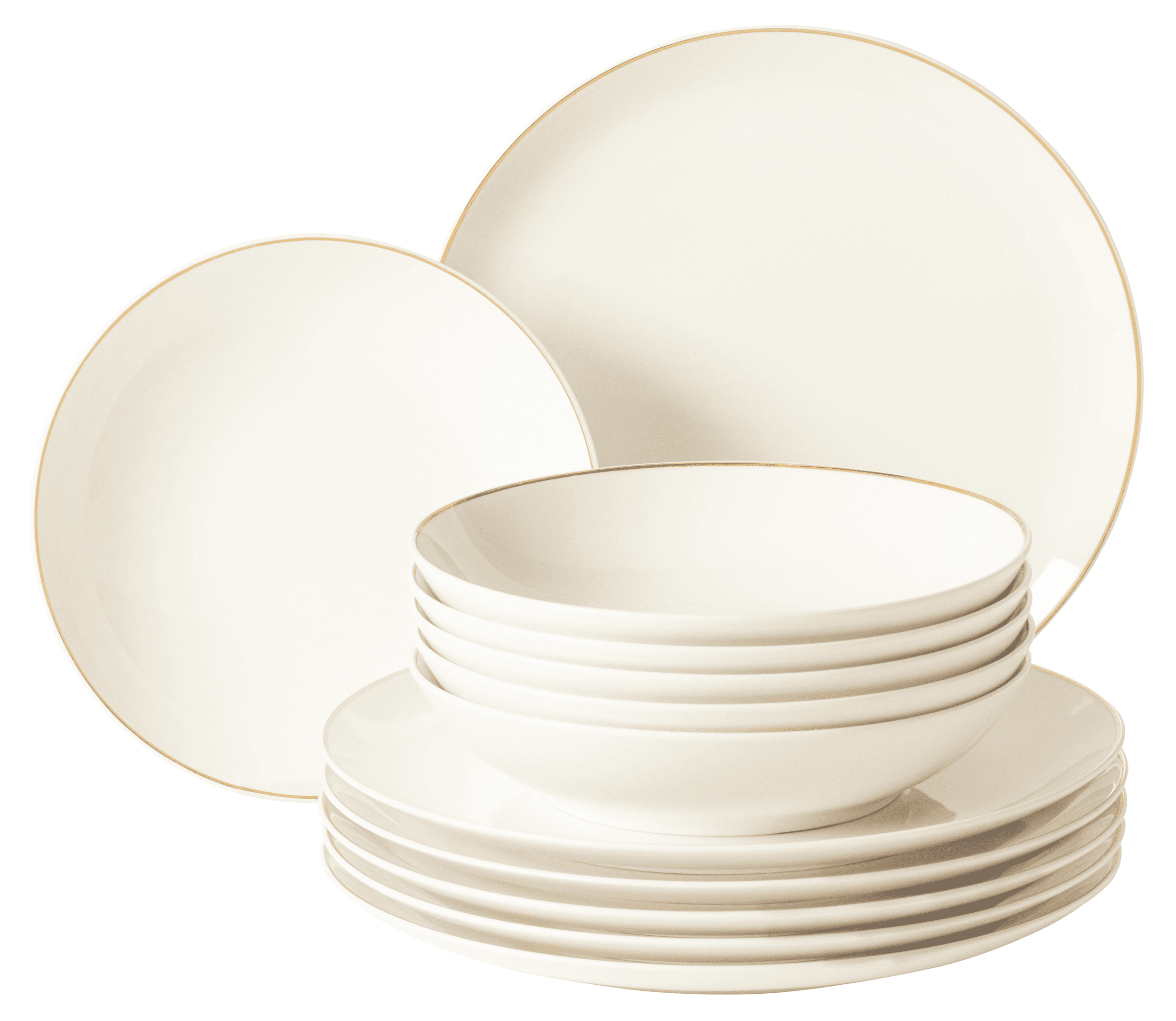 Seltmann Porzellan Savona Oro  Tafelgeschirr 12 tlg
