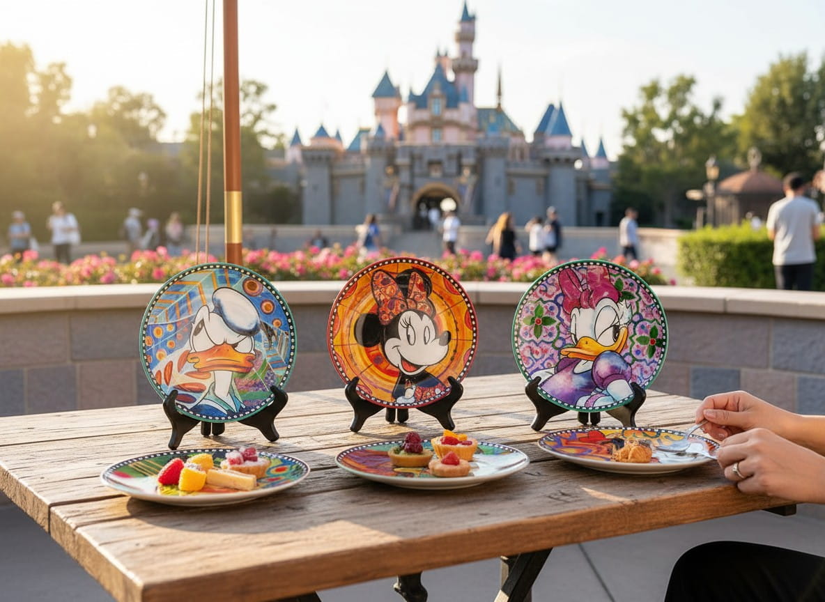 Gilde Disney Porzellan Dessertteller Set Lifestylefoto