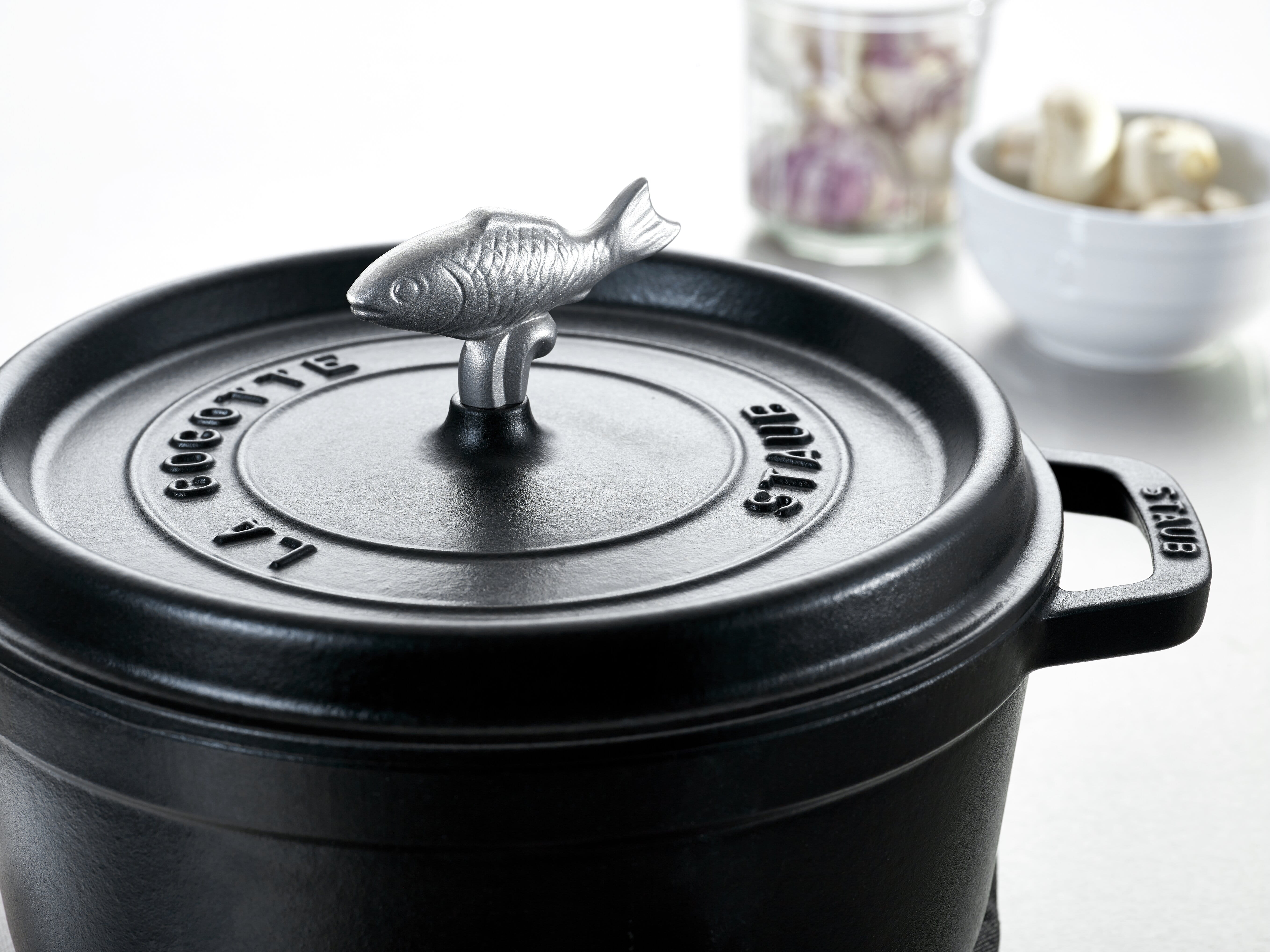 Staub Zubehör Tierknauf Fisch