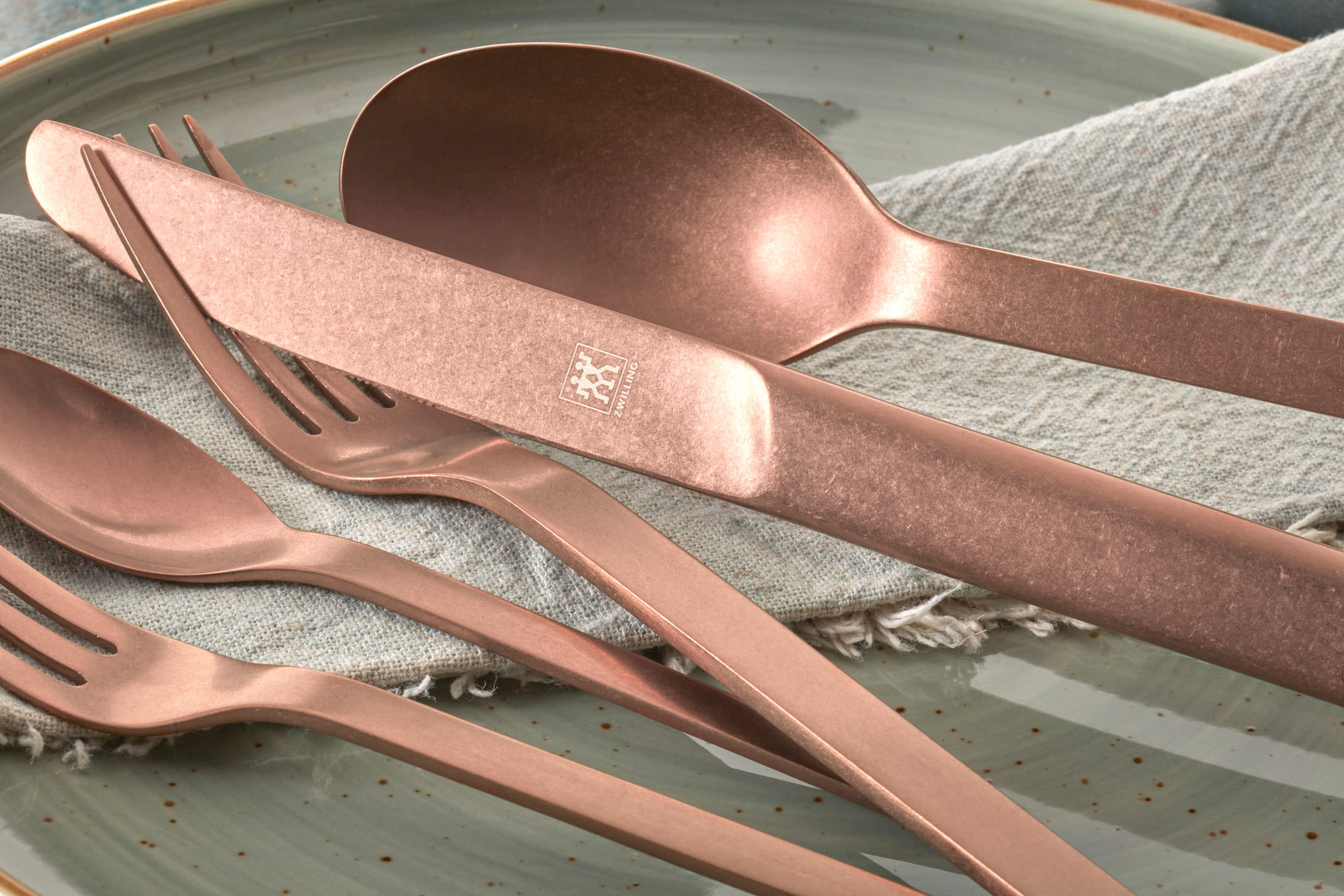 Zwilling Besteck Minimale 30-teilig Rose PVD beschichtet