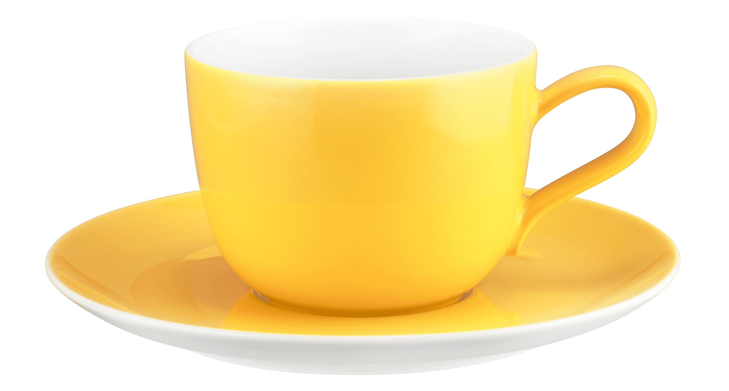 Seltmann Porzellan Liberty Pure Colors yellow glow Kaffeeobertasse 0,26 l mit Untere
