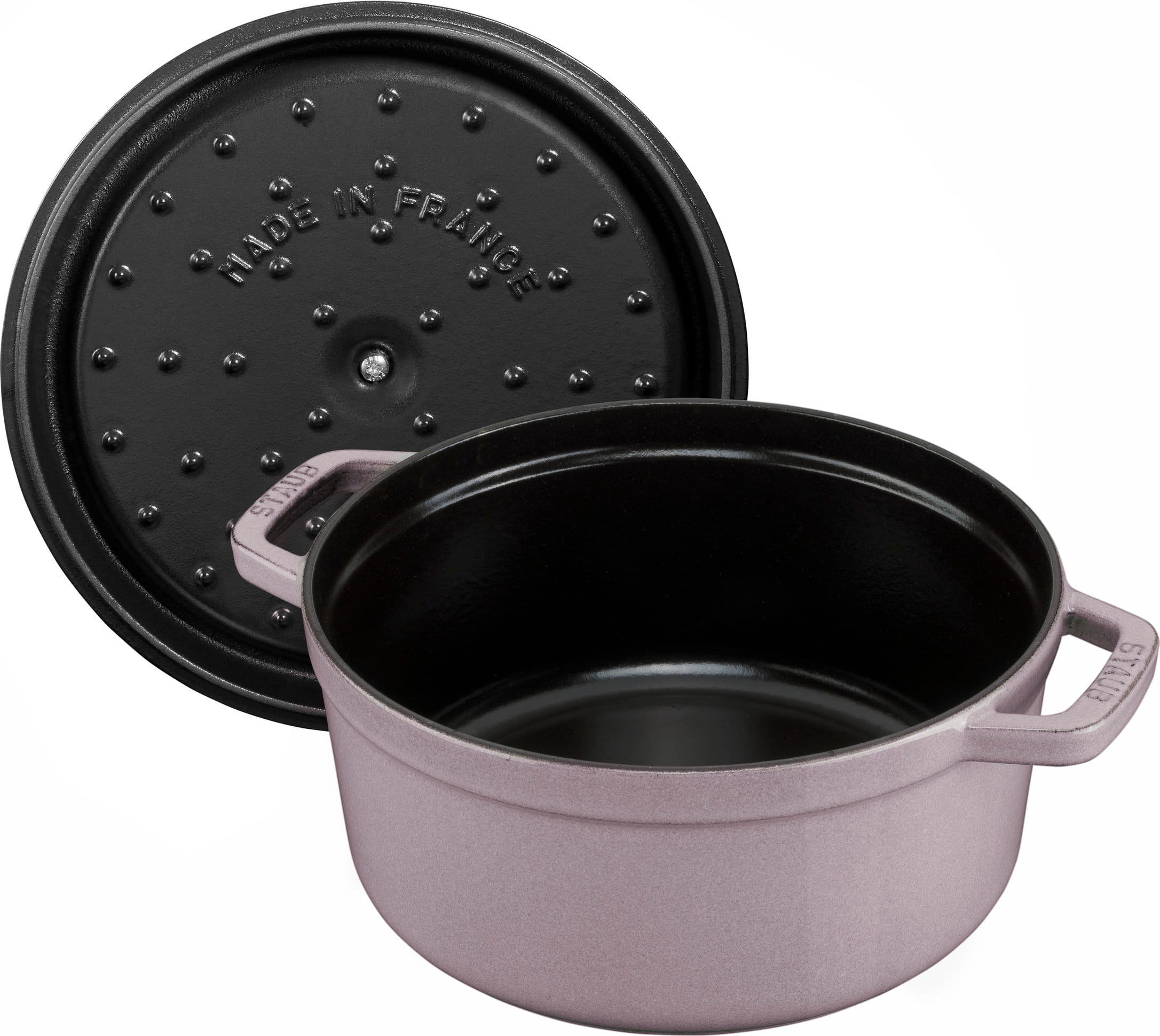 Staub Cocotte Bräter Gusseisen rund 26cm Kirschblüte