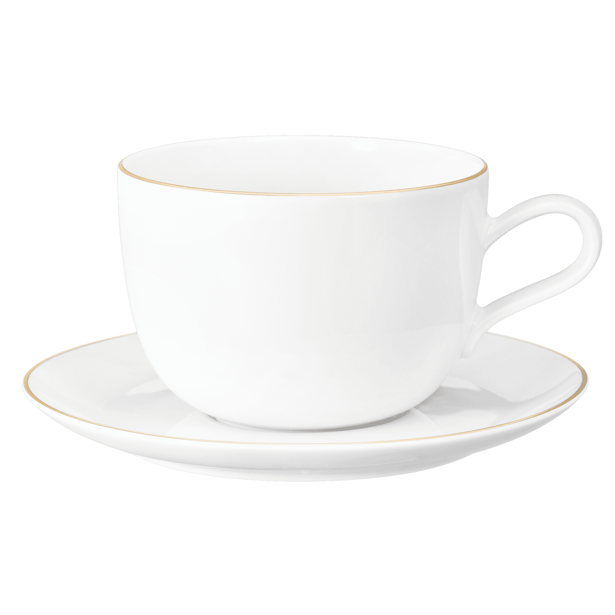 Seltmann Porzellan Liberty Goldrand Milchkaffeeobertasse 0,38 l