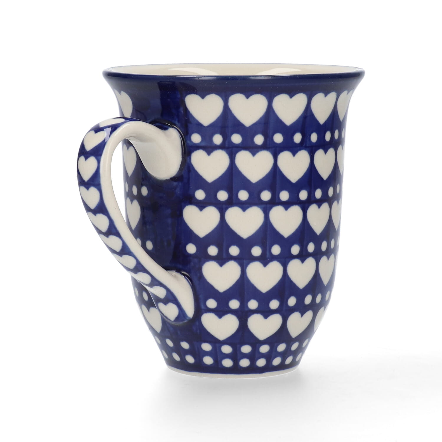 Bunzlau Castle Keramik Becher Tulip 500 ml - Blue Valentine