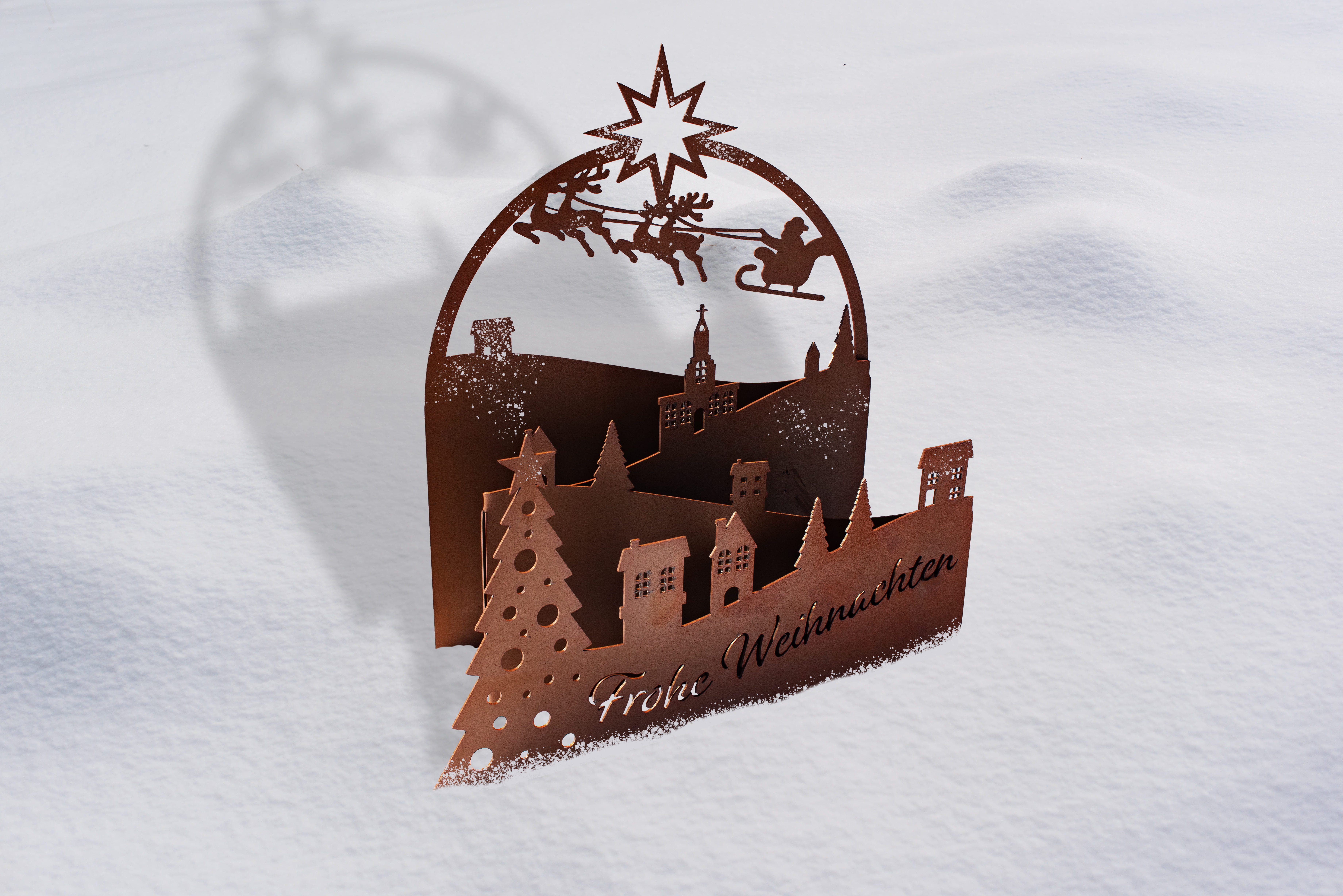 Ferrum Art Design Rost Diorama "Weihnachten"