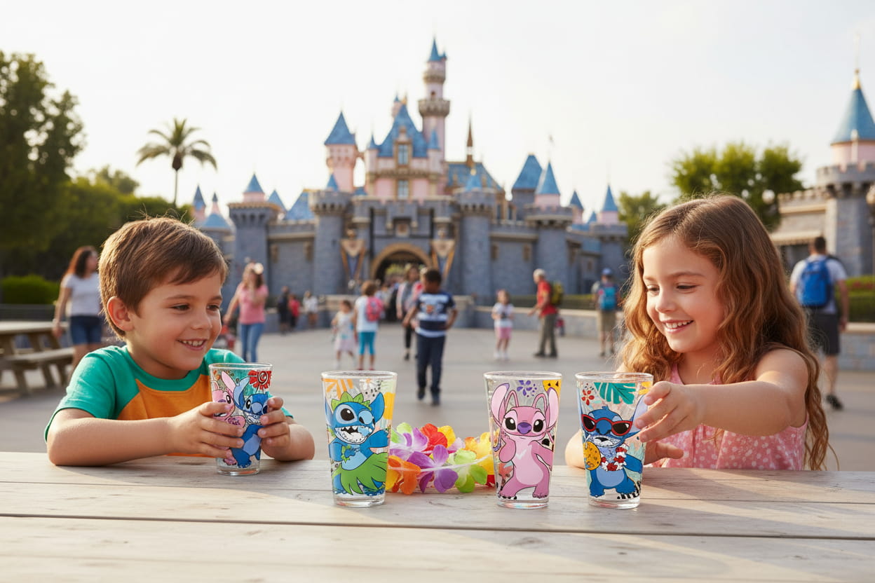 Gilde Disney Trinkgläser "Stitch & Angel"