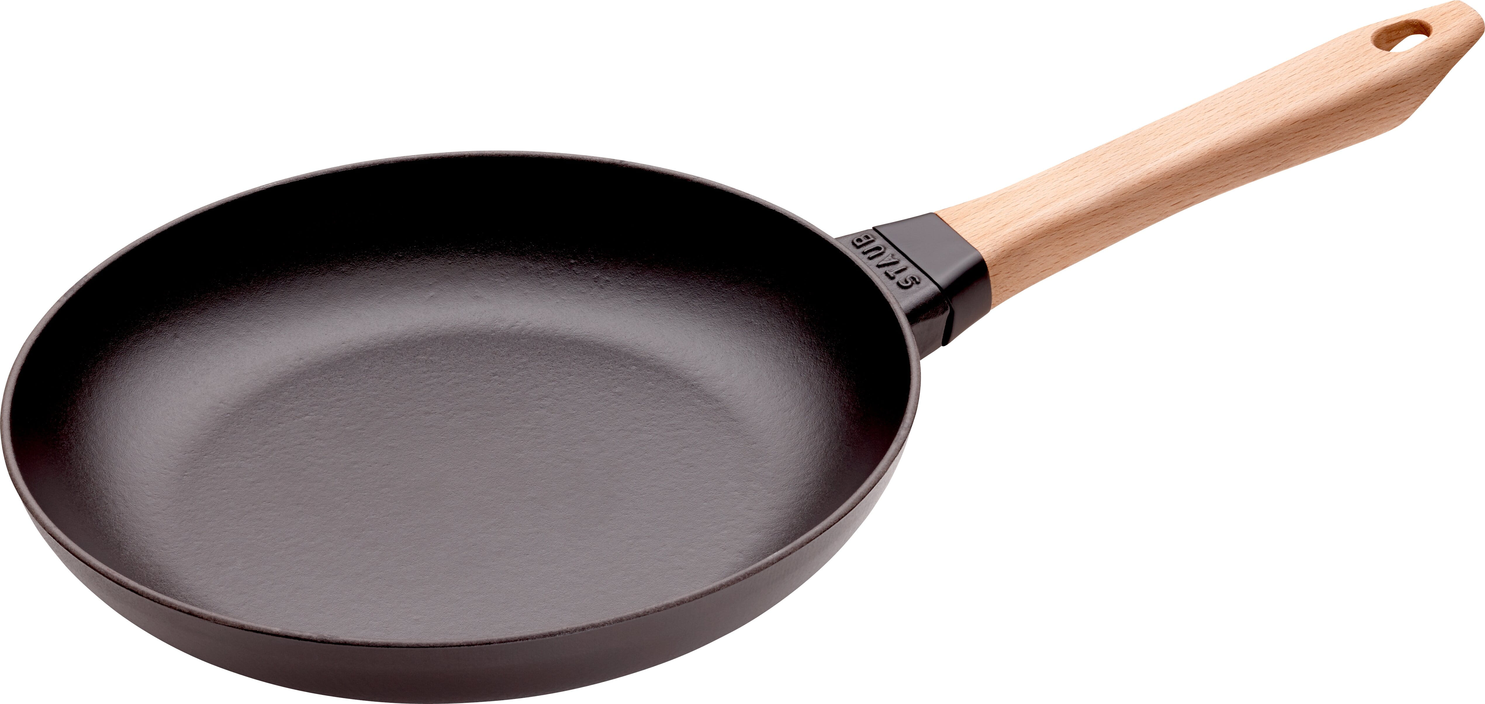 Staub Pans Bratpfanne mit Holzgriff 26cm, schwarz