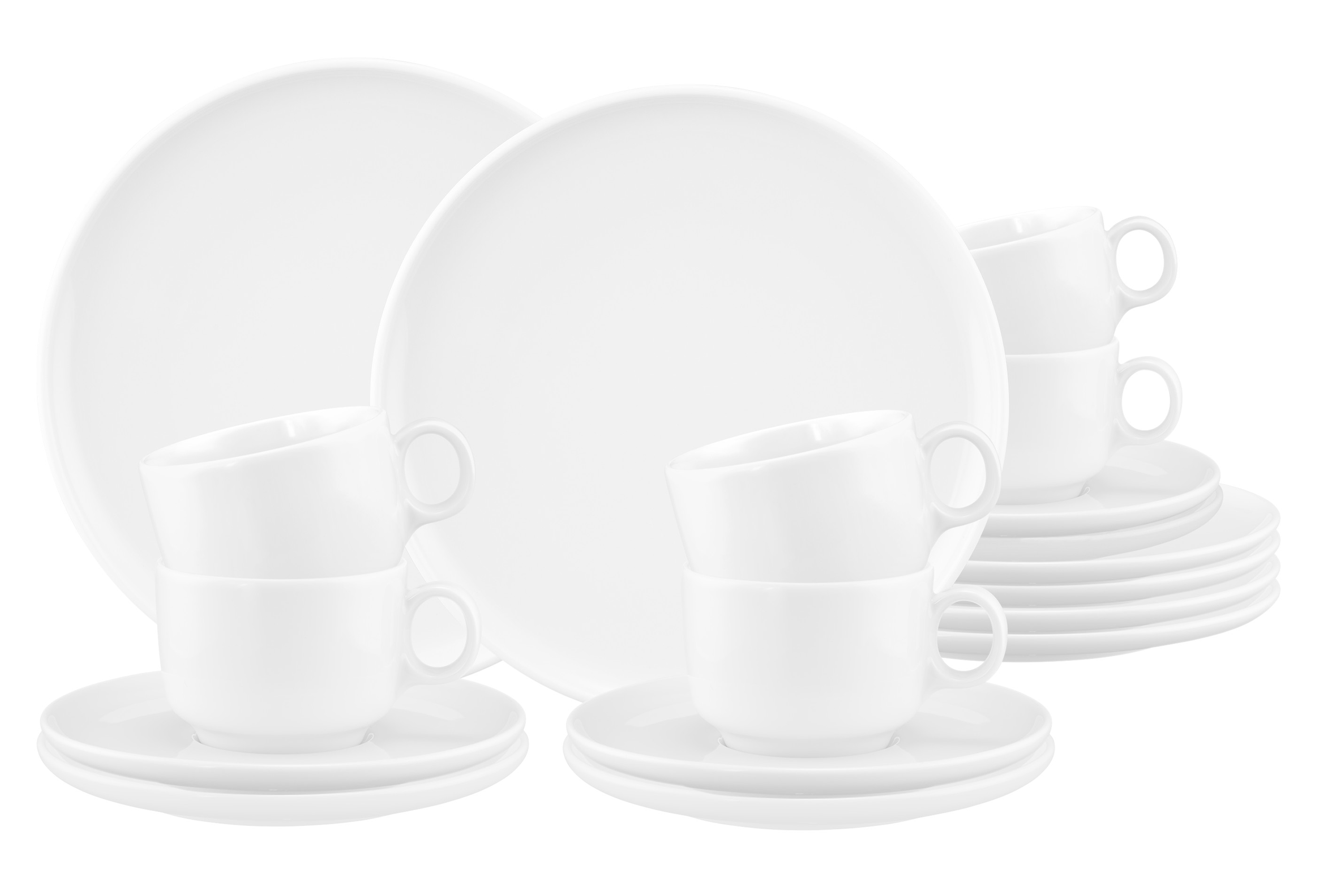 Seltmann Porzellan Sento Home Uni Kaffeeservice 18-teilig